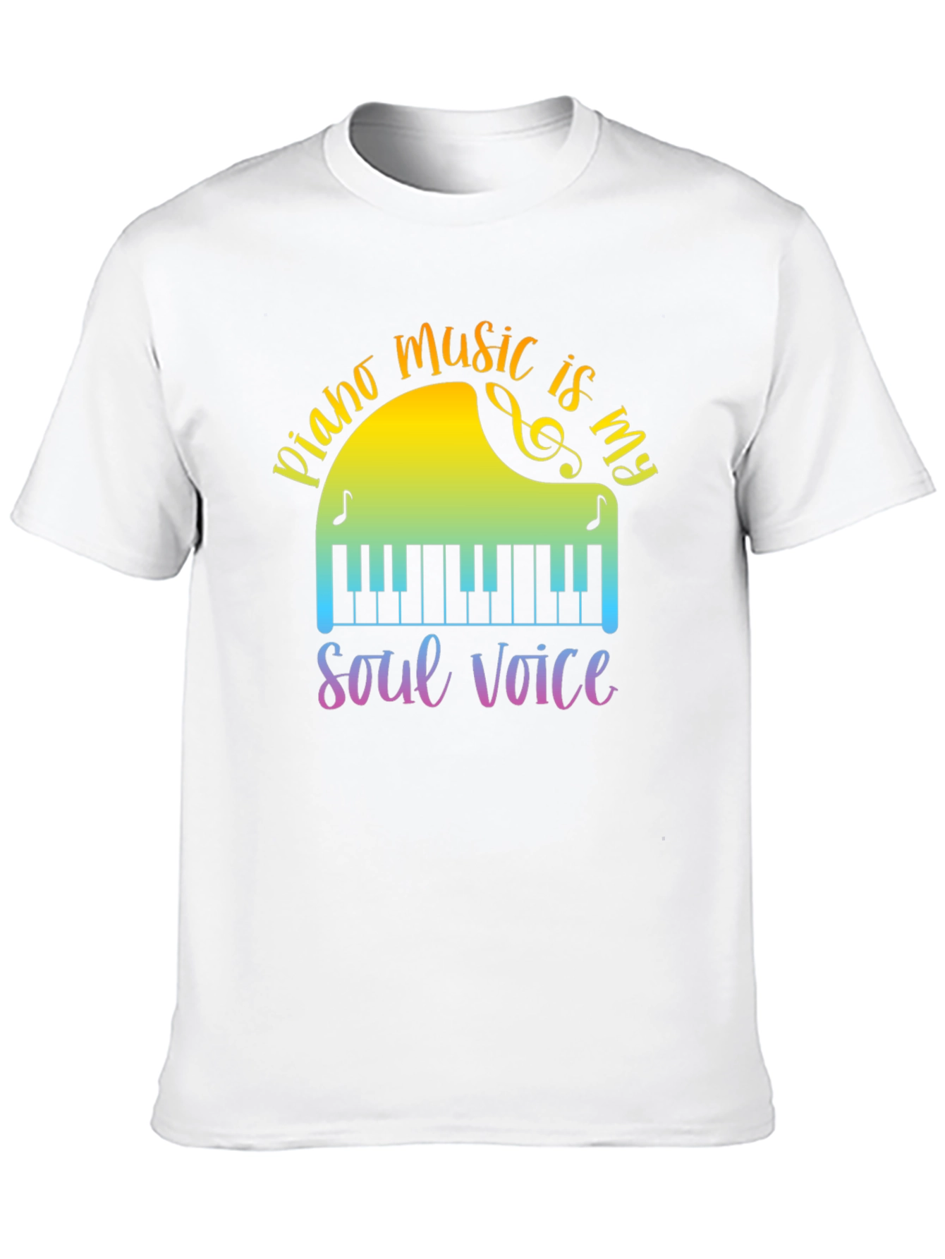 Piano Music is My Soul Voice T-Shirt