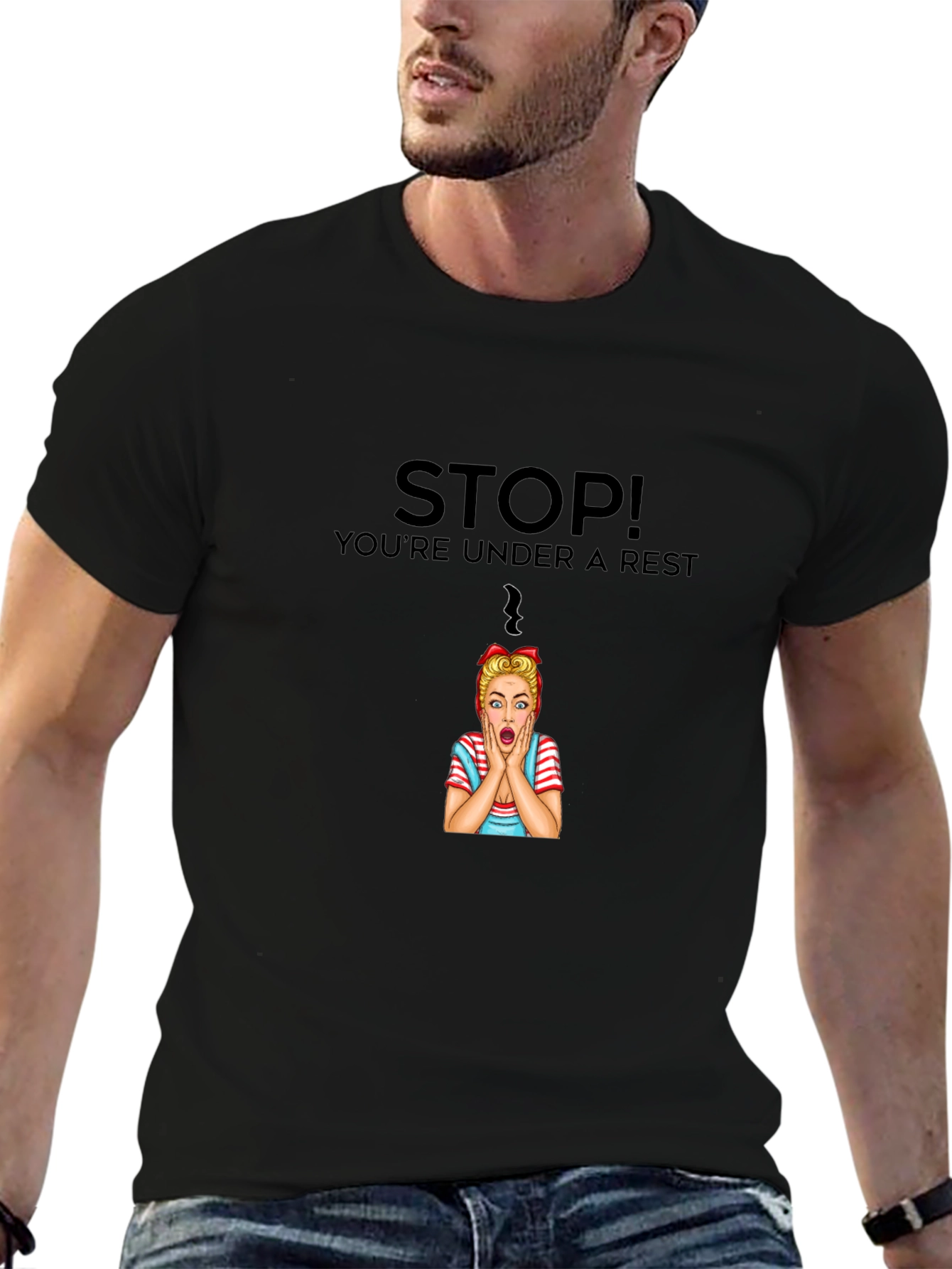 Stop! Youre Under Arrest Graphic Tee