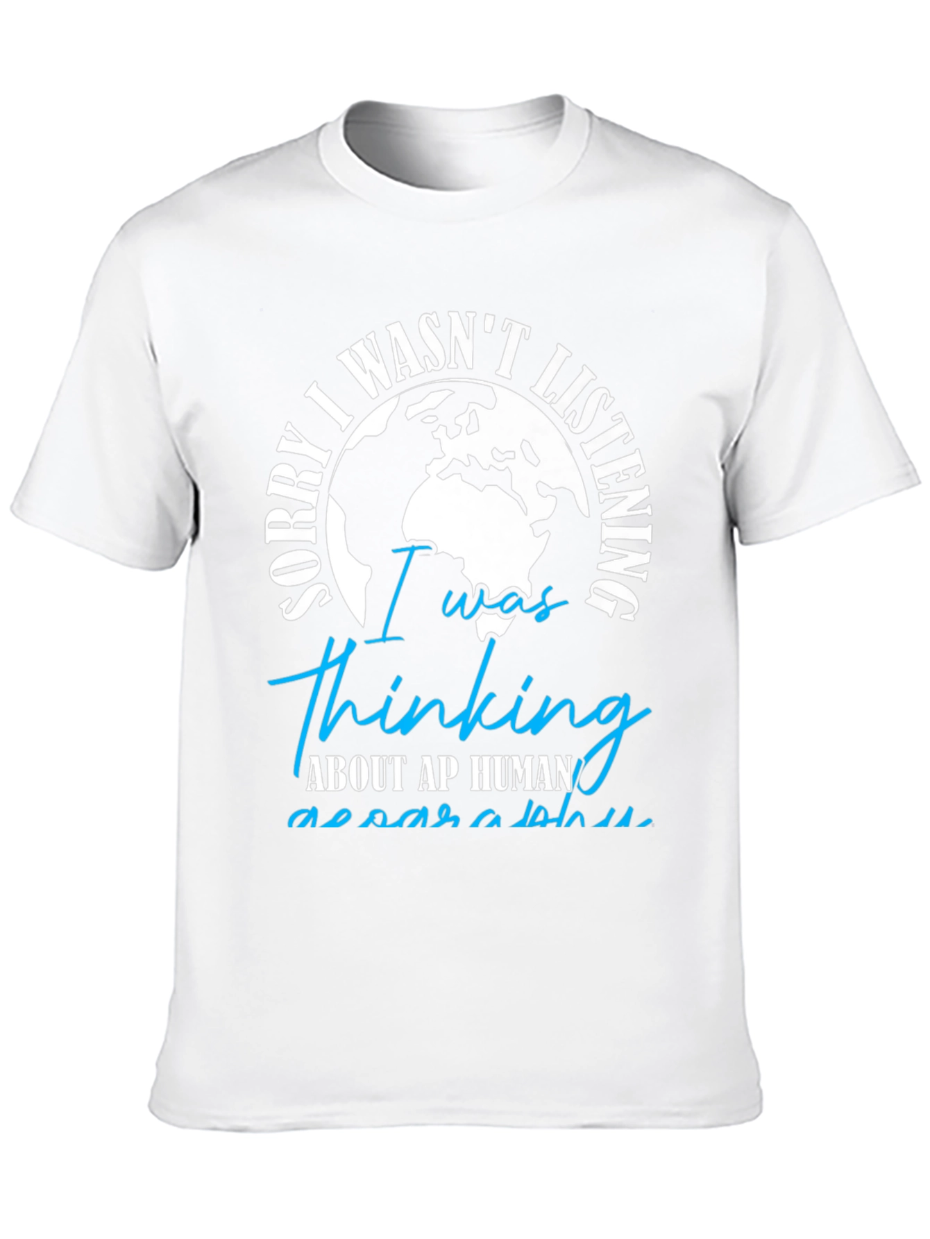 Thinking AP Human Geography Black T-Shirt