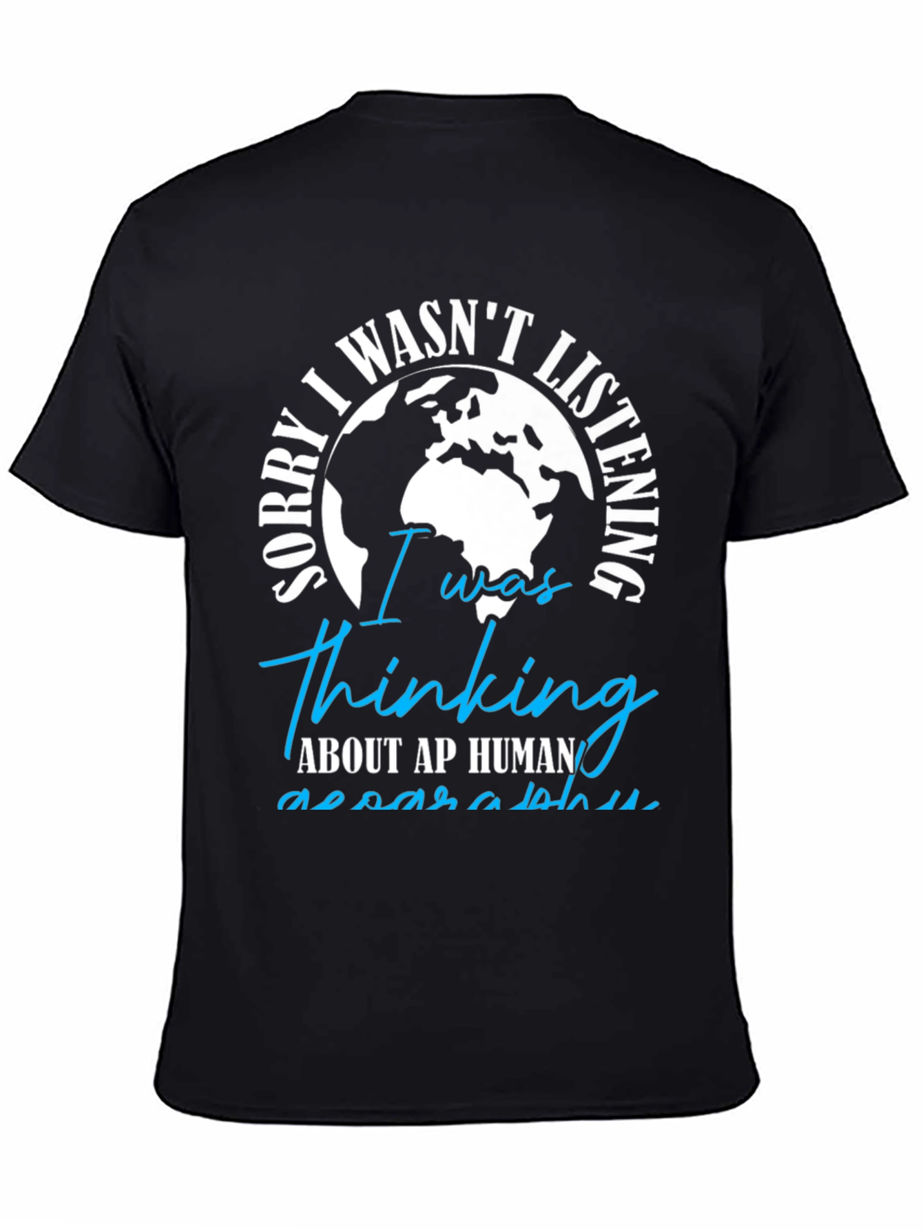 Thinking AP Human Geography Black T-Shirt