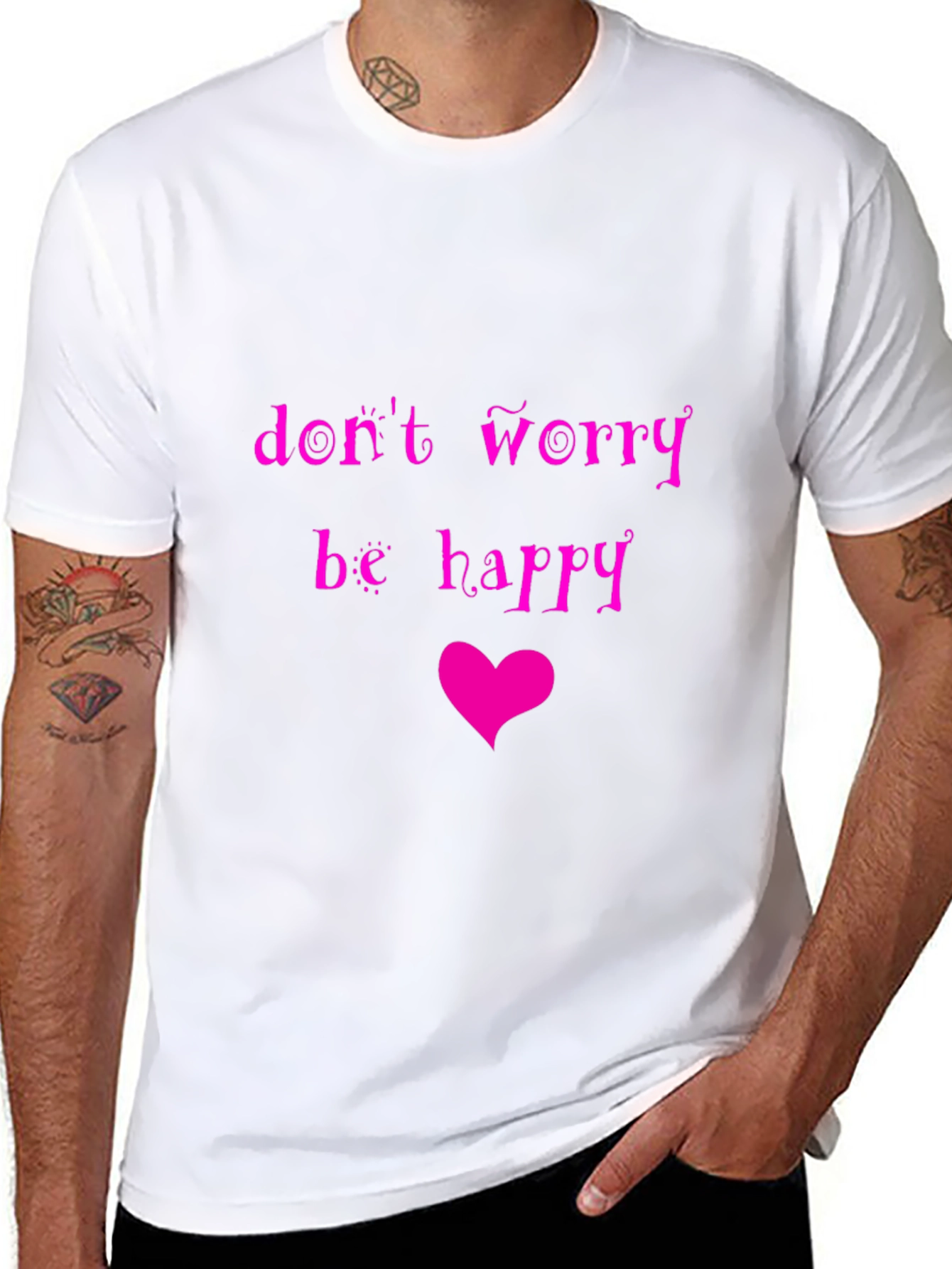 Dont Worry Be Happy Graphic Tee
