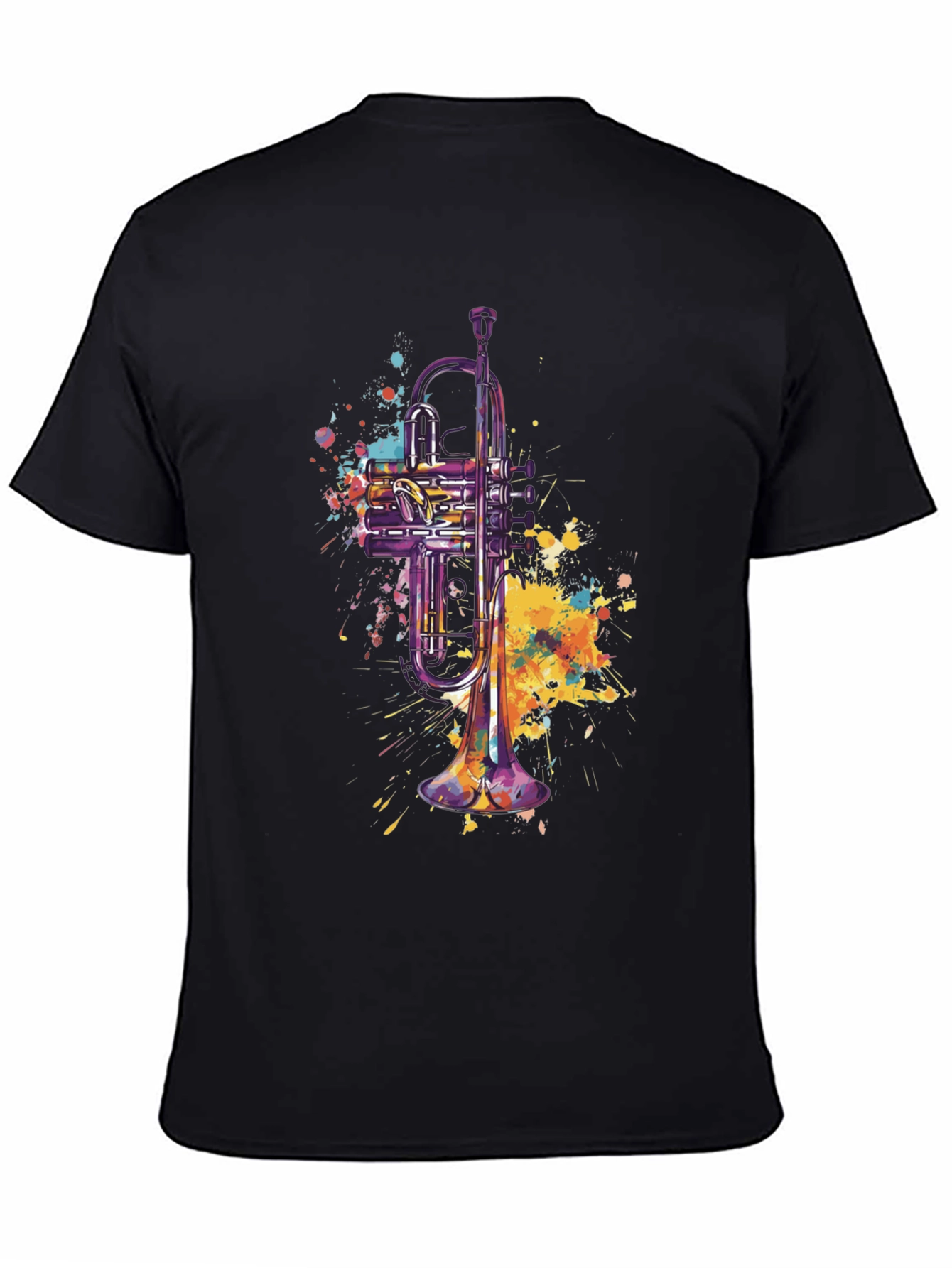 Trumpet Watercolor Graphic Tee