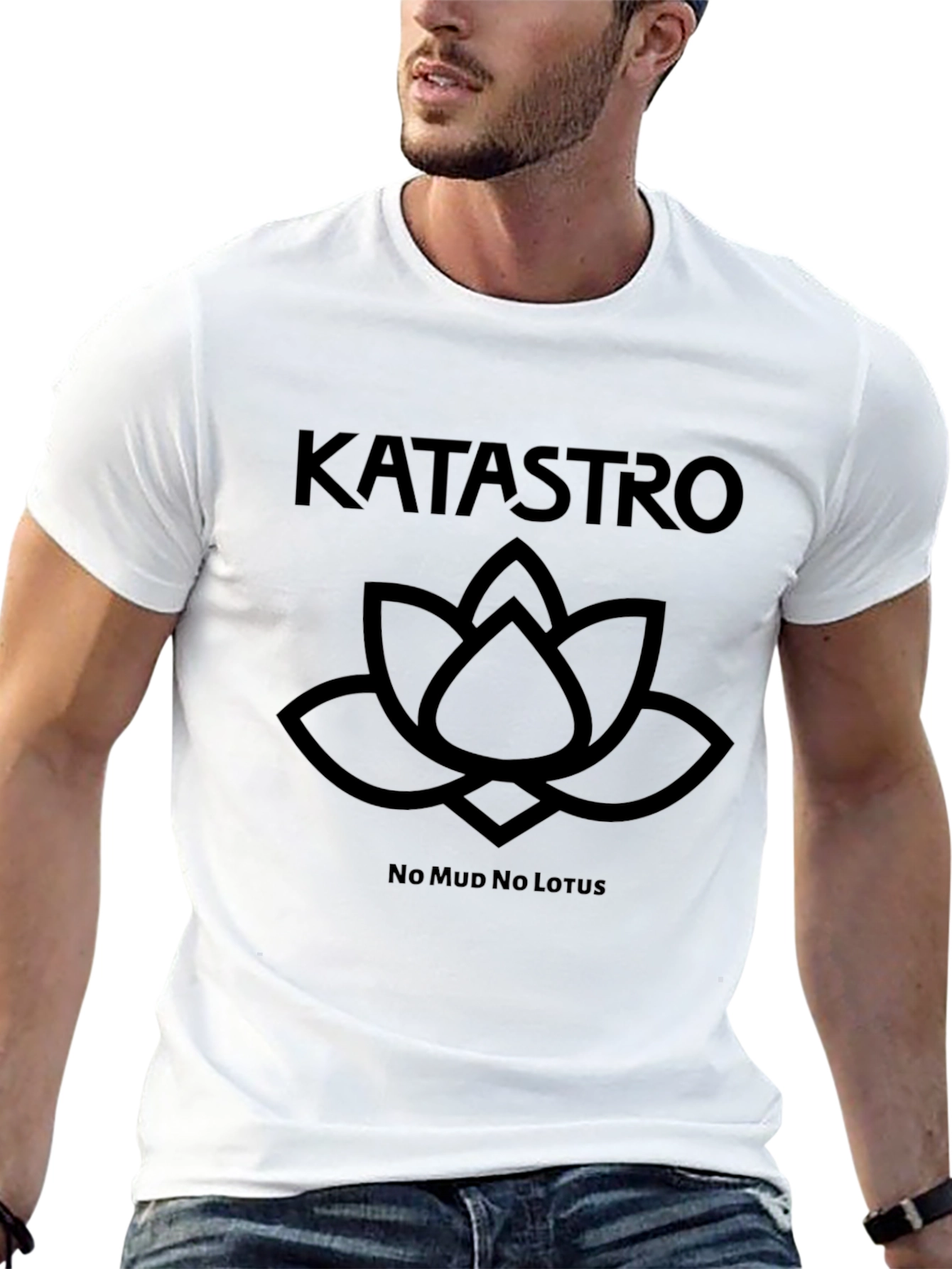 Katastro No Mud No Lotus Black T-Shirt