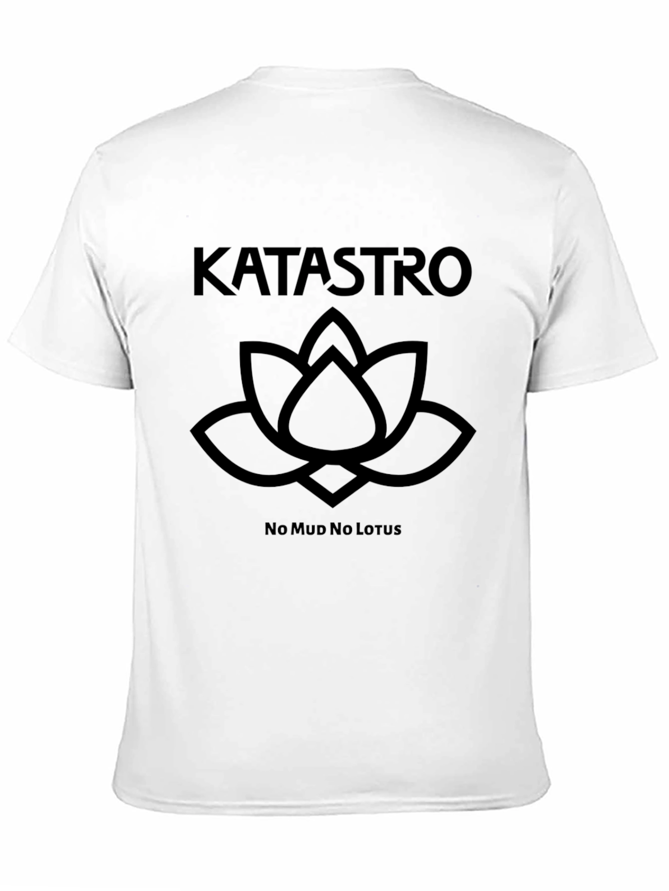 Katastro No Mud No Lotus Black T-Shirt