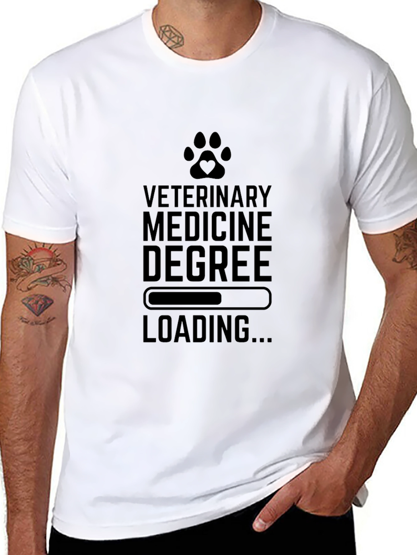 Veterinary Medicine Degree Loading T-Shirt