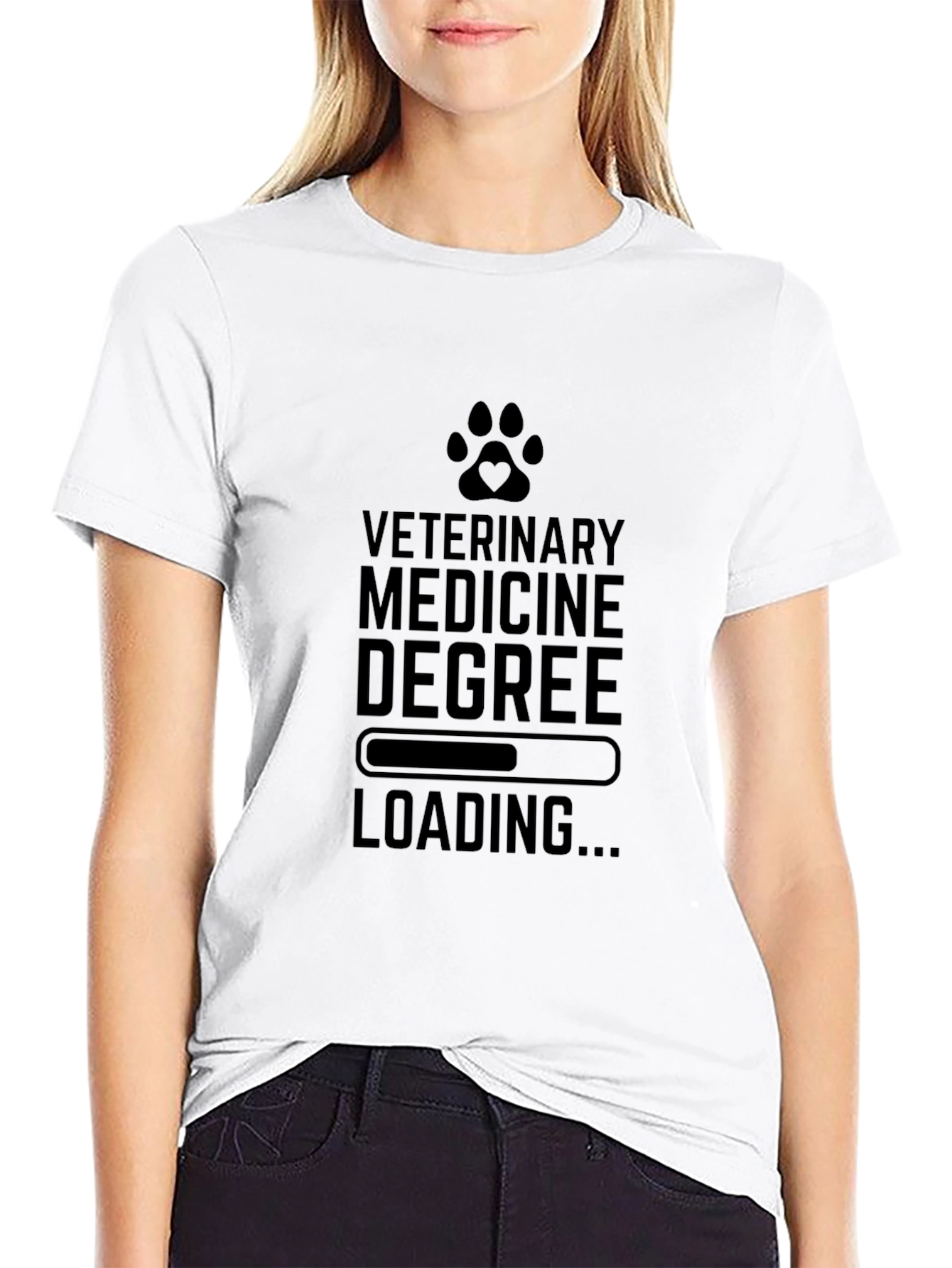 Veterinary Medicine Degree Loading T-Shirt