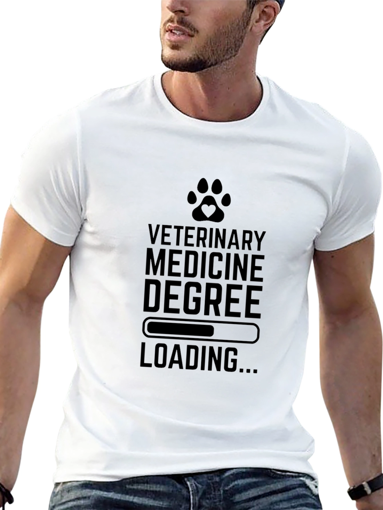Veterinary Medicine Degree Loading T-Shirt