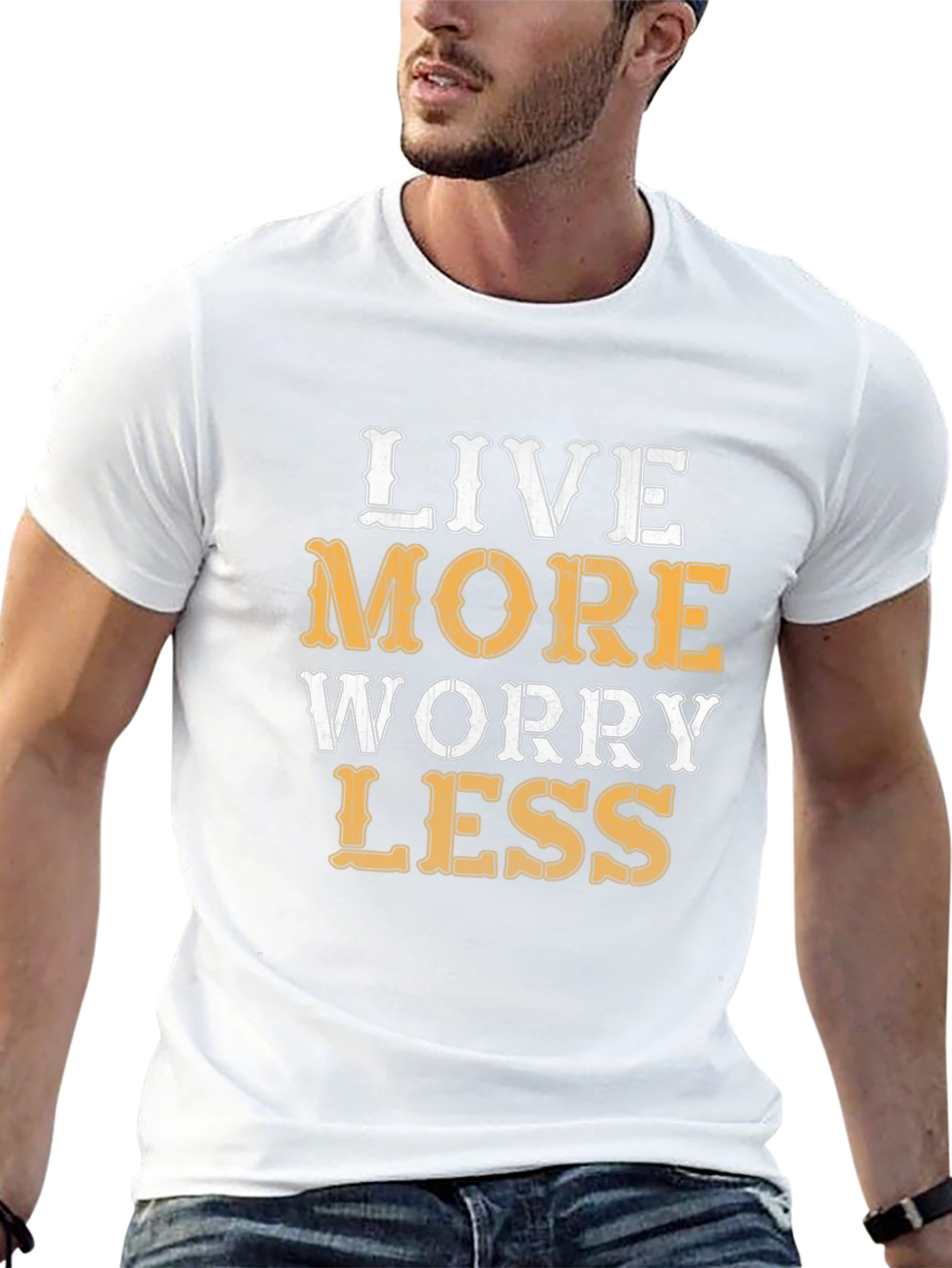 Live More Worry Less Graphic Tee