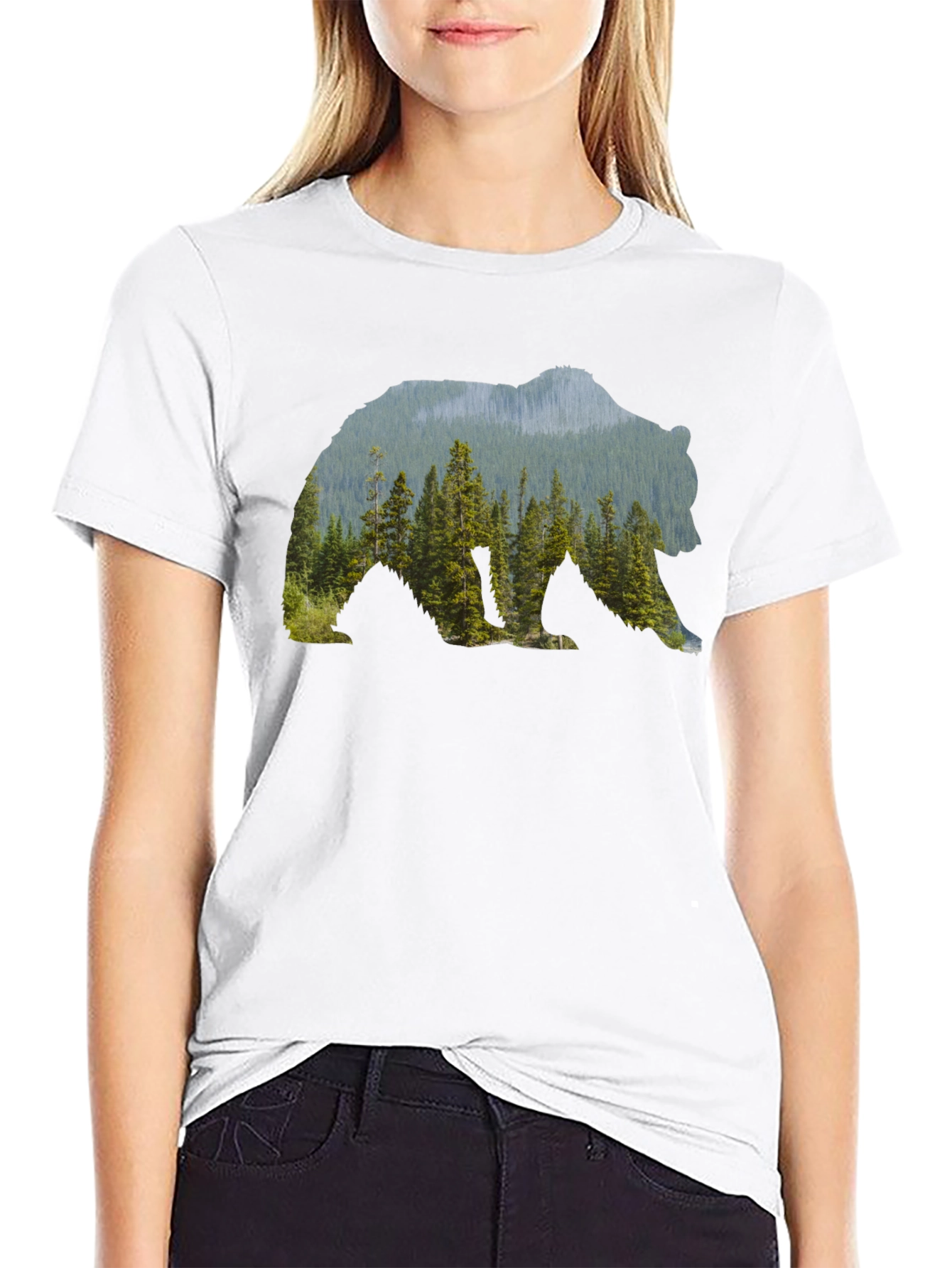 Nature Bear Graphic Tee - Adventure Awaits!