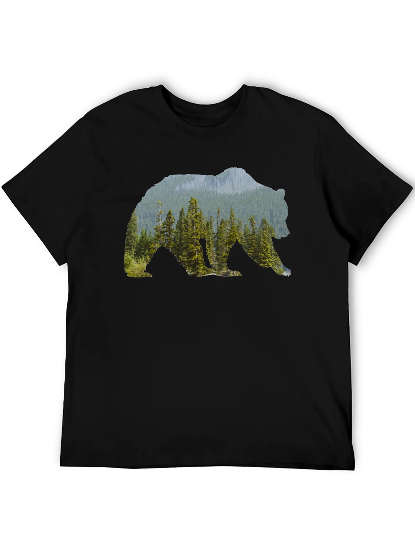 Nature Bear Graphic Tee - Adventure Awaits!