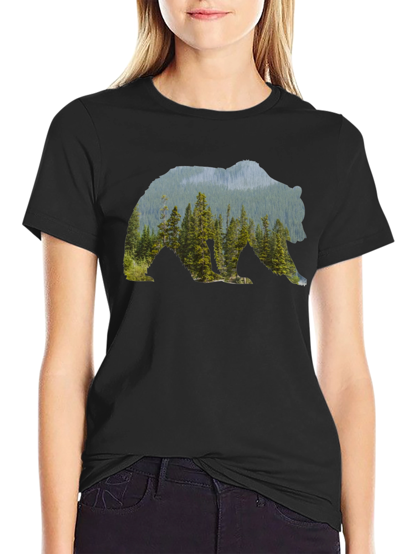 Nature Bear Graphic Tee - Adventure Awaits!