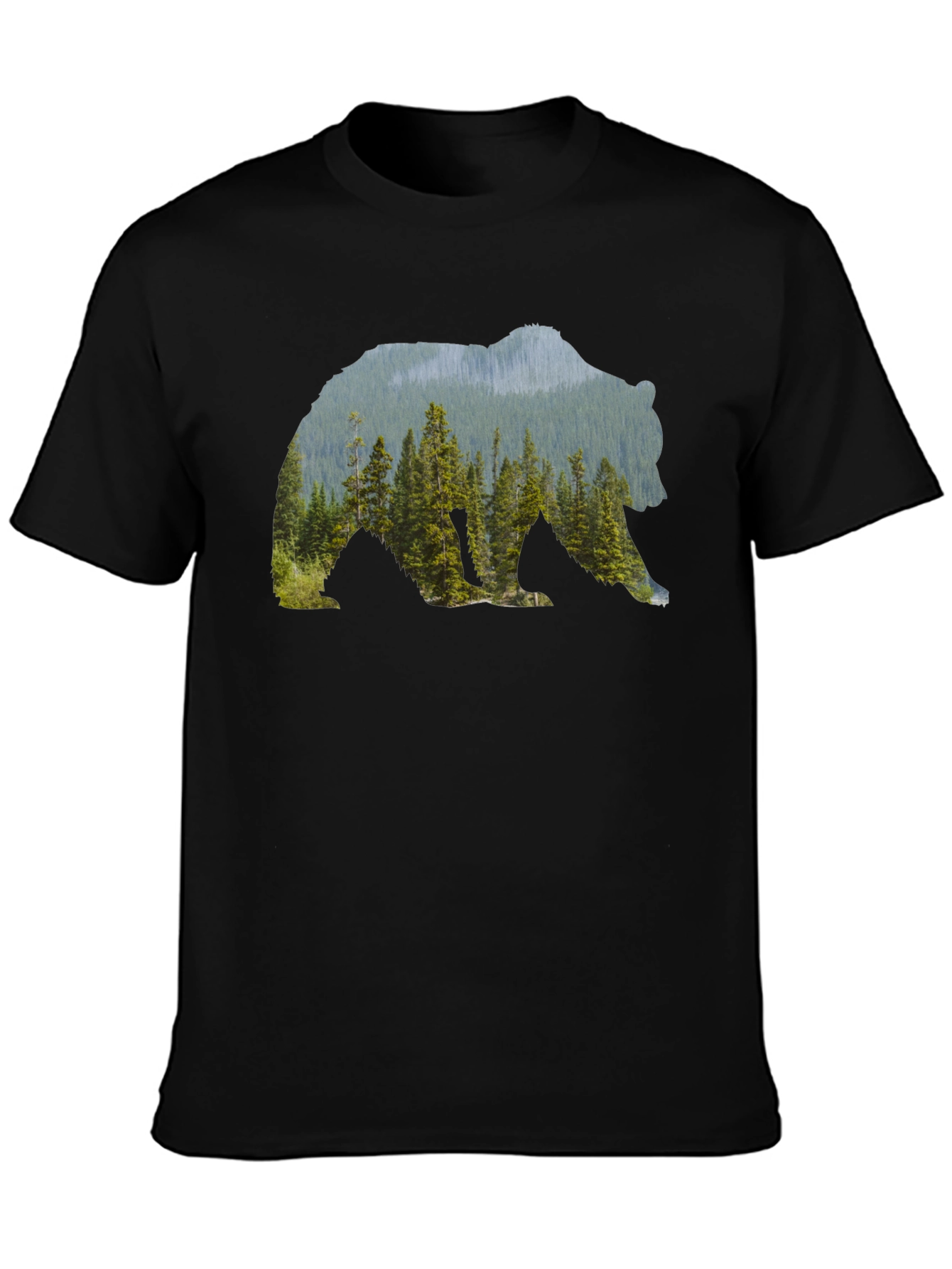 Nature Bear Graphic Tee - Adventure Awaits!