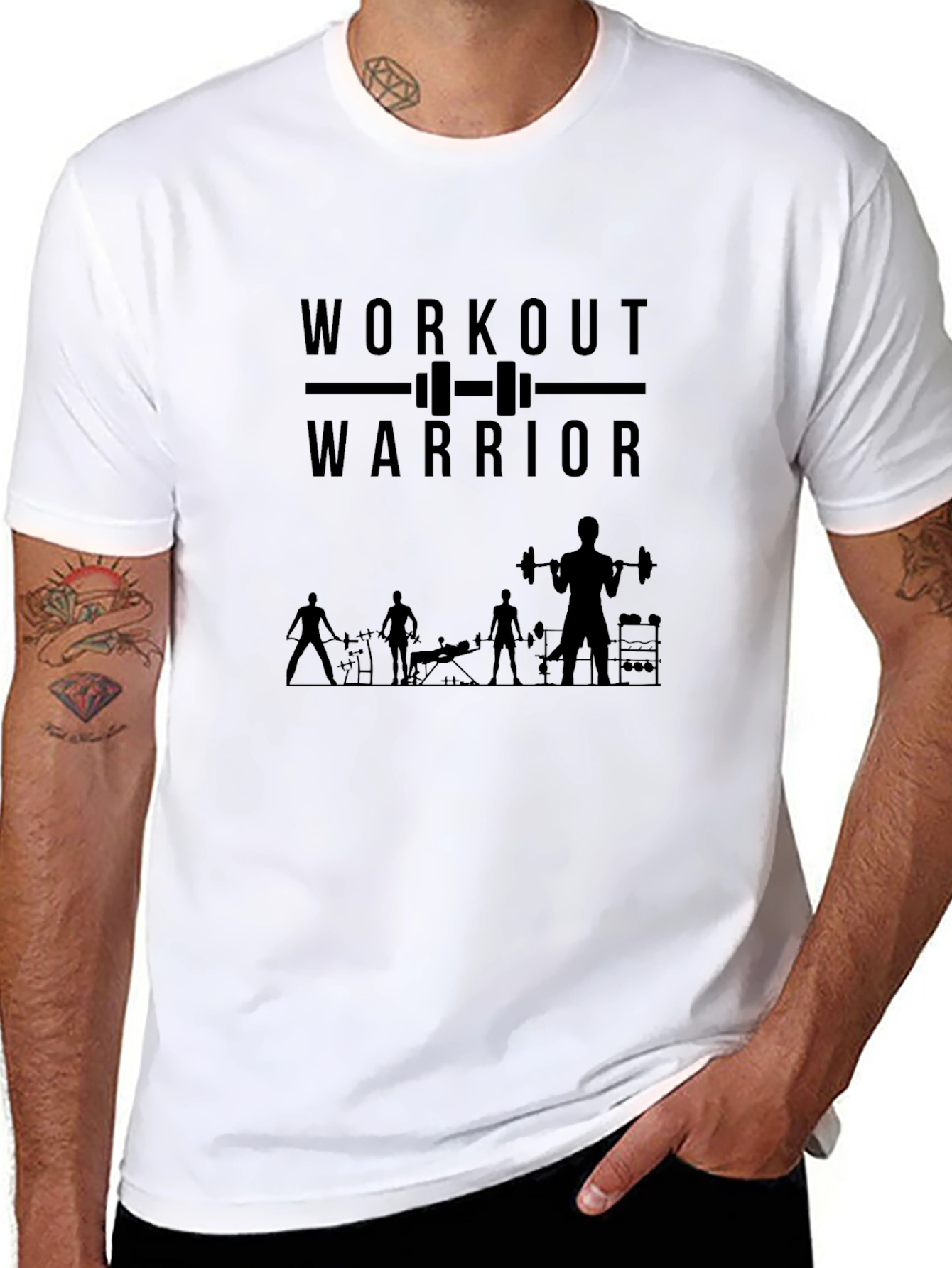 Workout Warrior Black T-Shirt