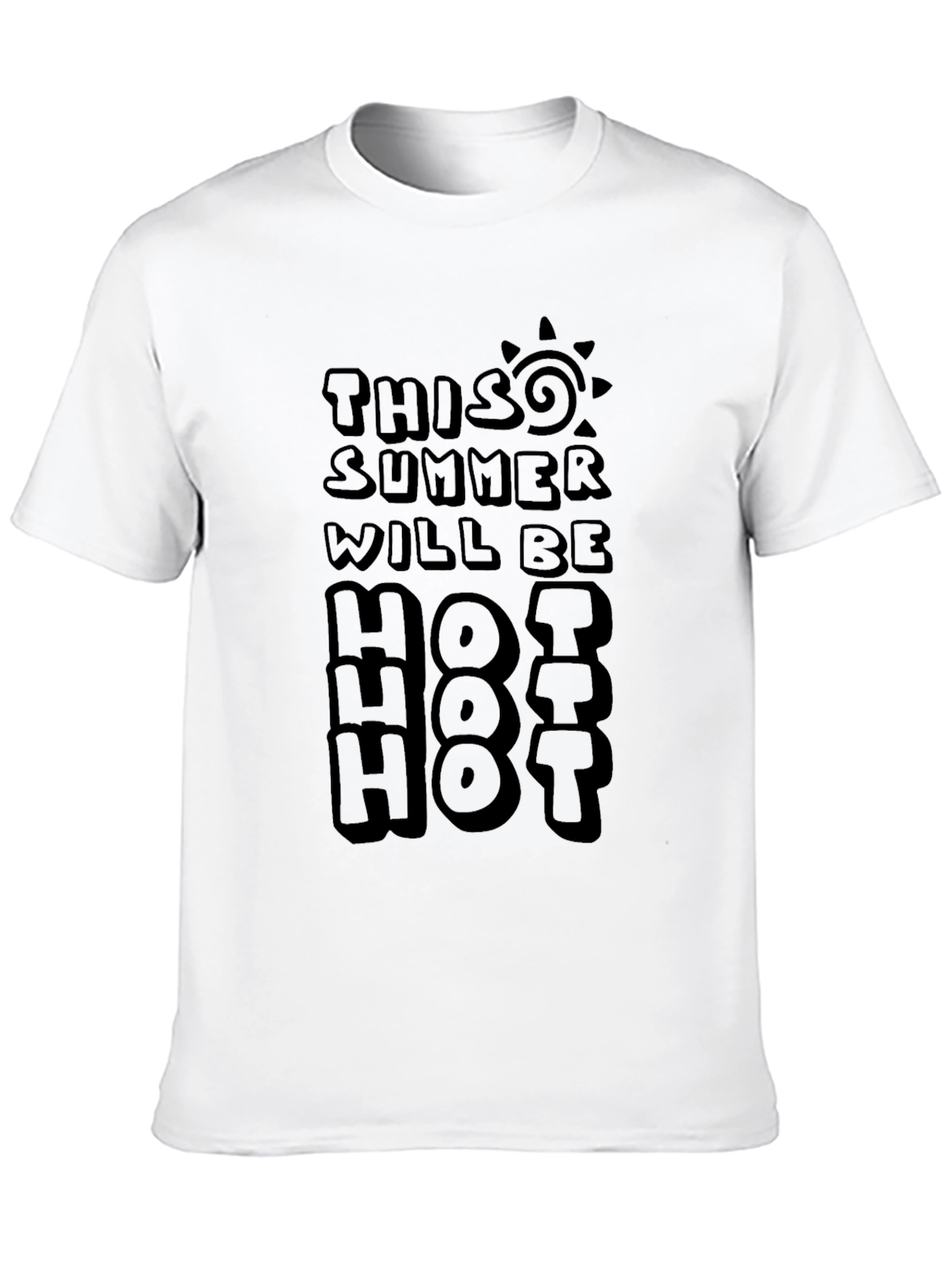 Summer Hot T-Shirt - Unisex Black Tee