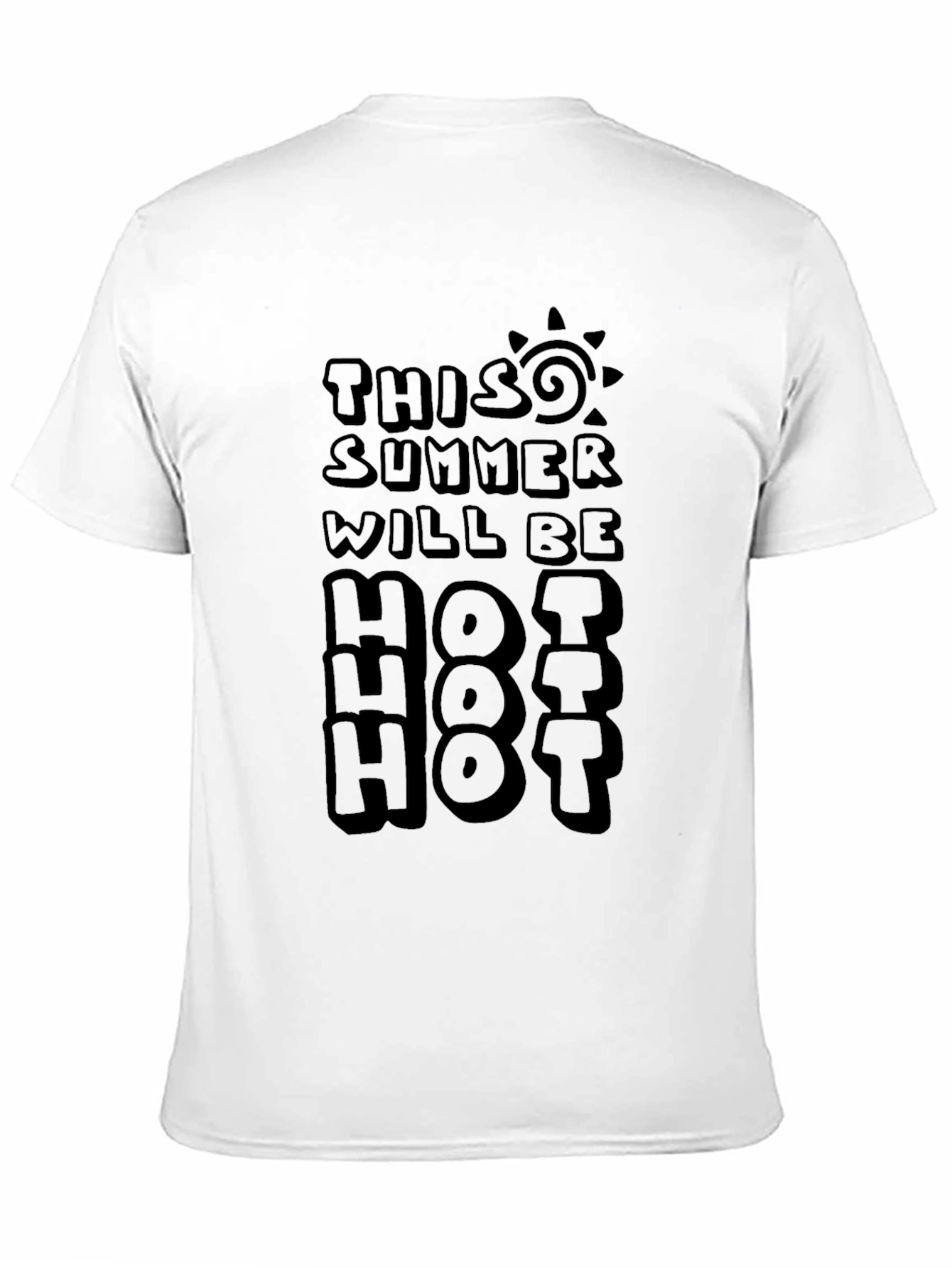 Summer Hot T-Shirt - Unisex Black Tee