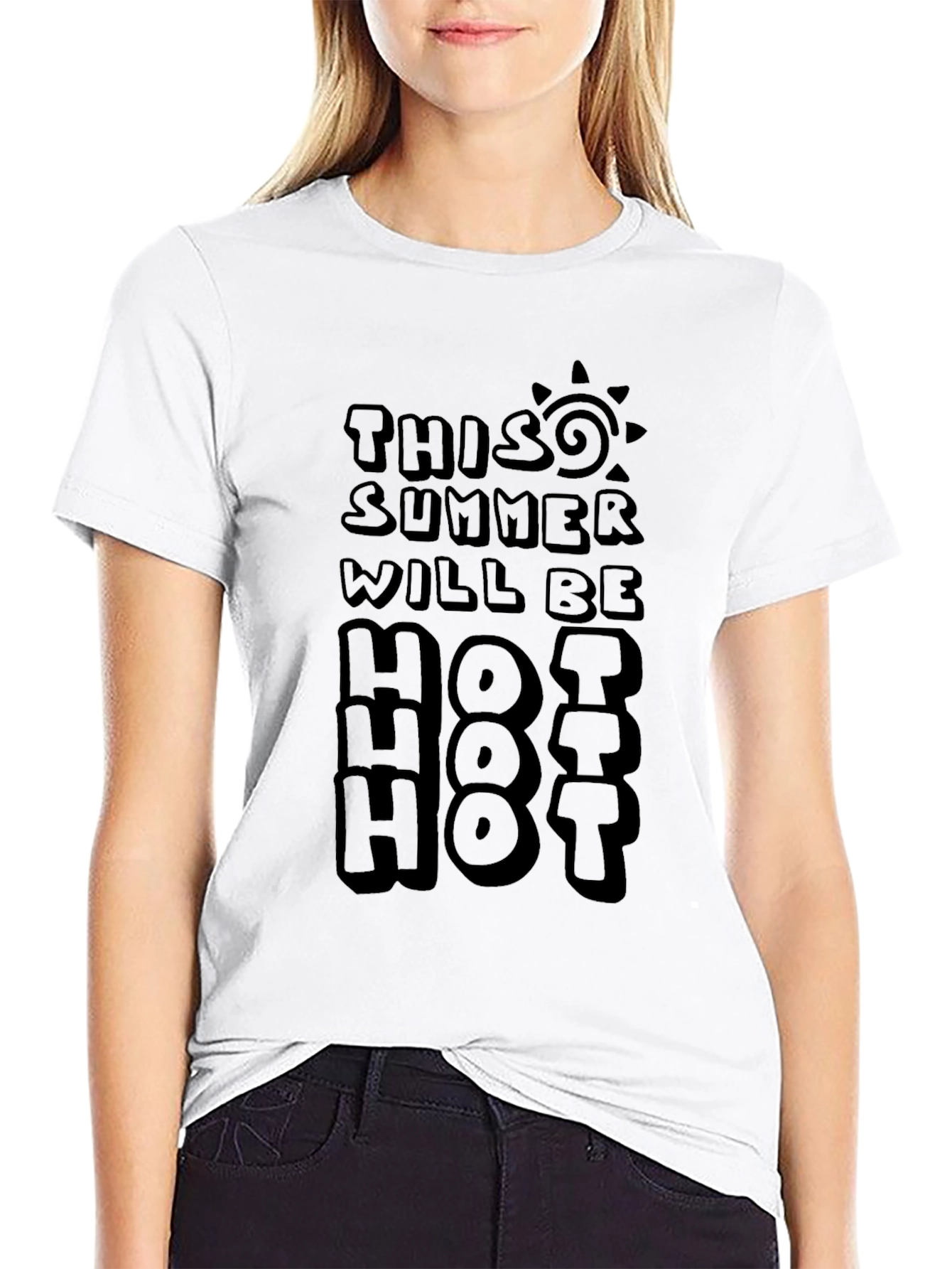 Summer Hot T-Shirt - Unisex Black Tee