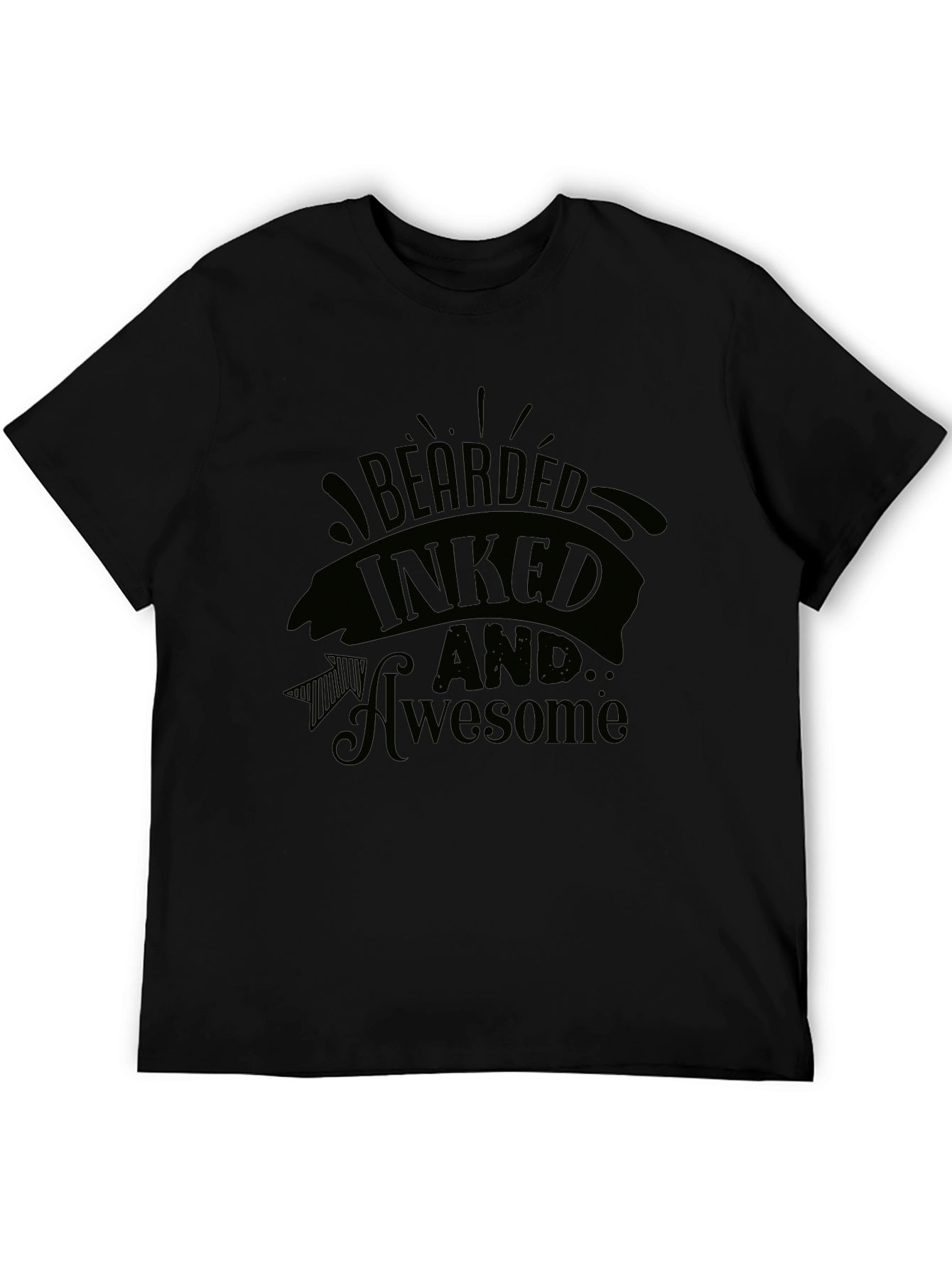 Bearded Inked Awesome Graphic T-Shirt