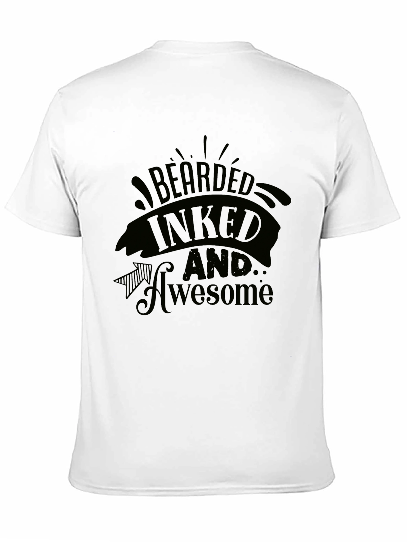 Bearded Inked Awesome Graphic T-Shirt