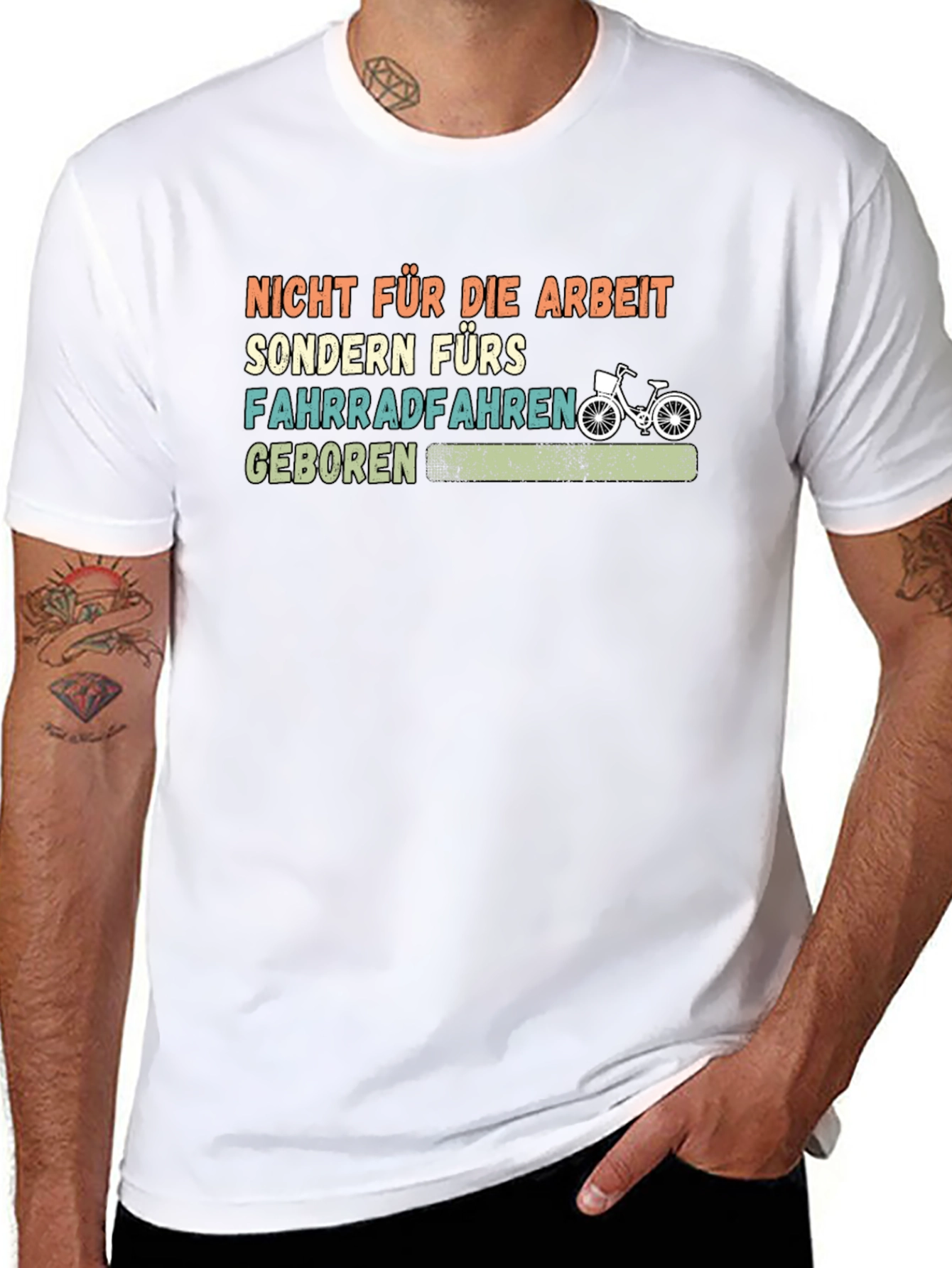 Born to Bike T-Shirt - Funny Cycling Tee