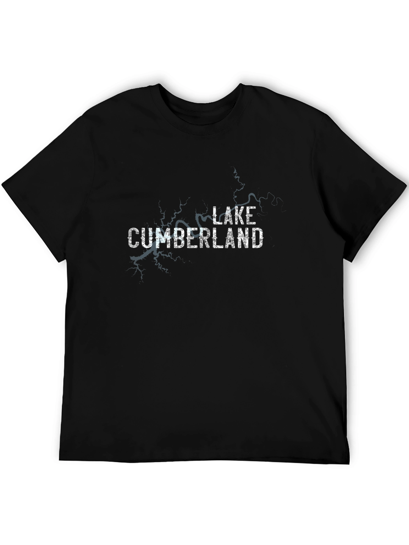 Lake Cumberland Graphic Tee - Black Cotton Blend