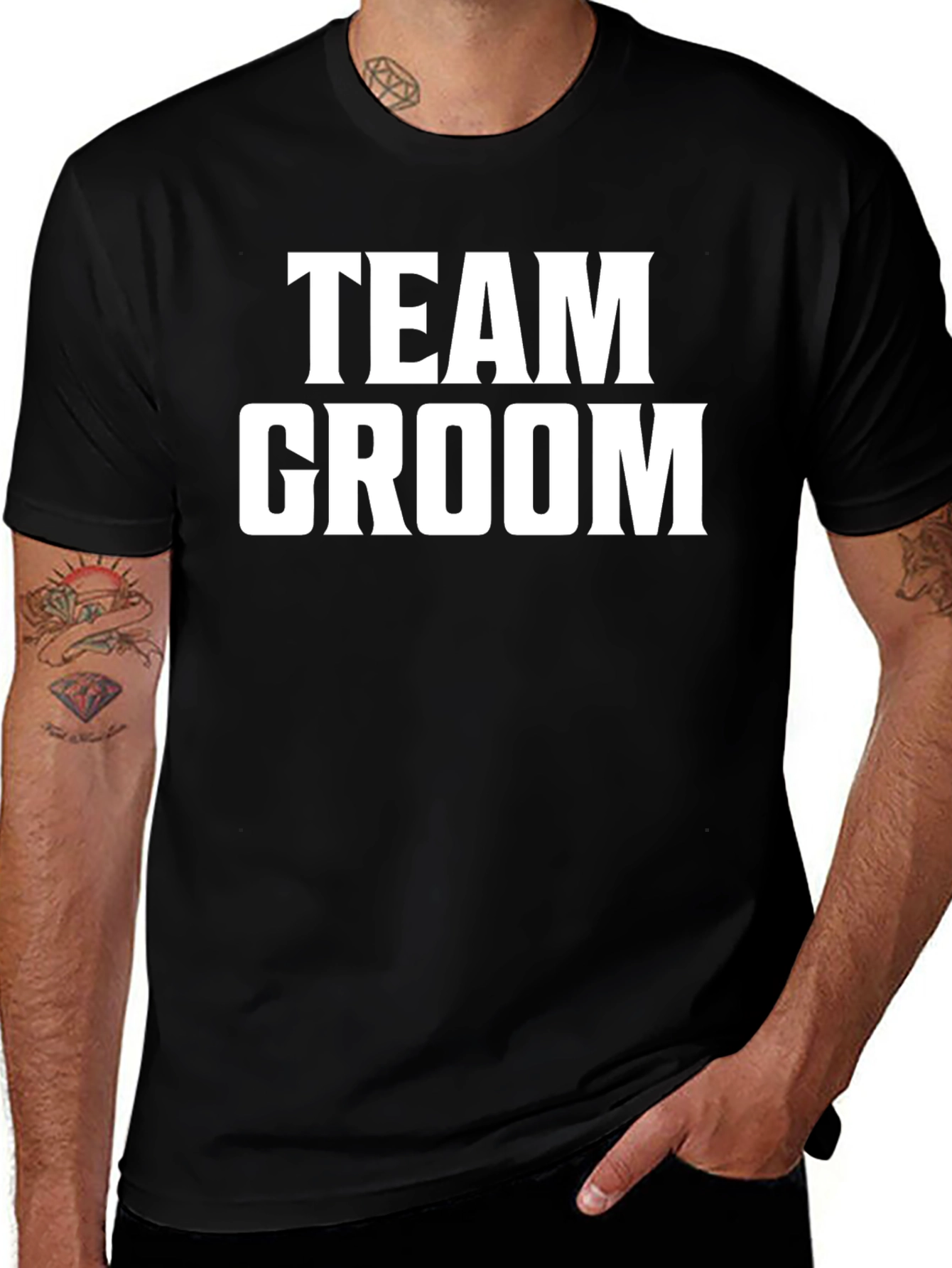 Team Groom T-Shirt: Celebrate the Big Day!