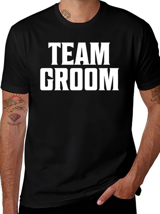 Team Groom T-Shirt: Celebrate the Big Day!