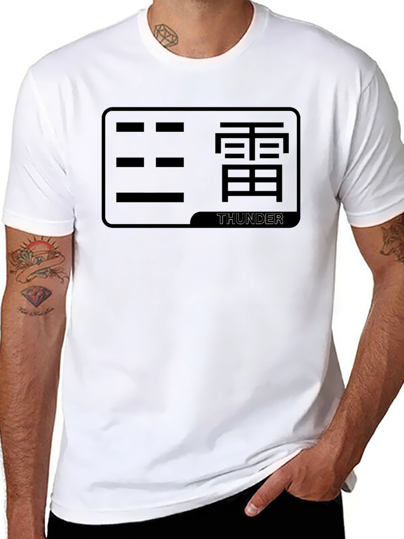 Thunder Graphic T-Shirt - Classic Black Tee