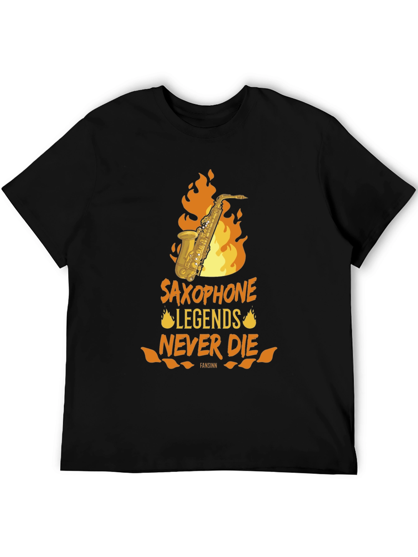 Saxophone Legends Never Die Graphic Tee