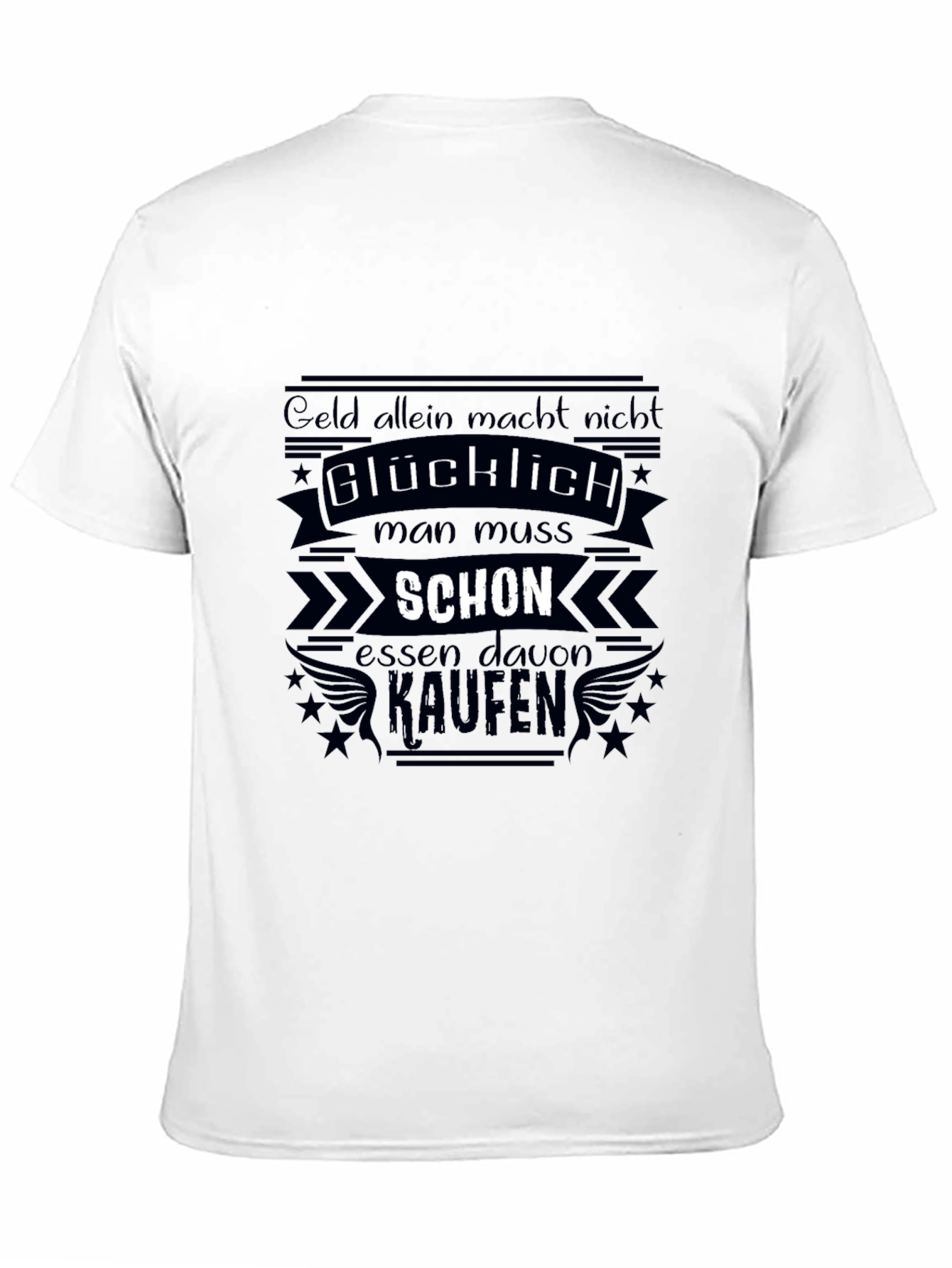 Funny German Slogan Black T-Shirt