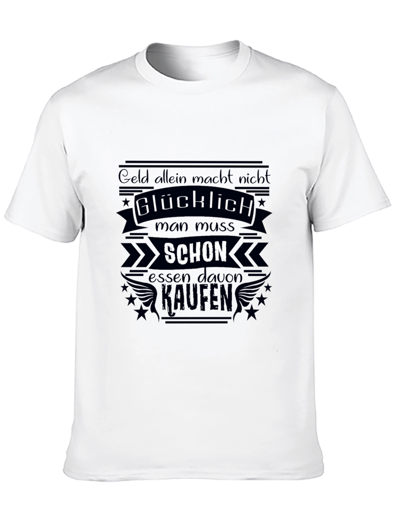 Funny German Slogan Black T-Shirt