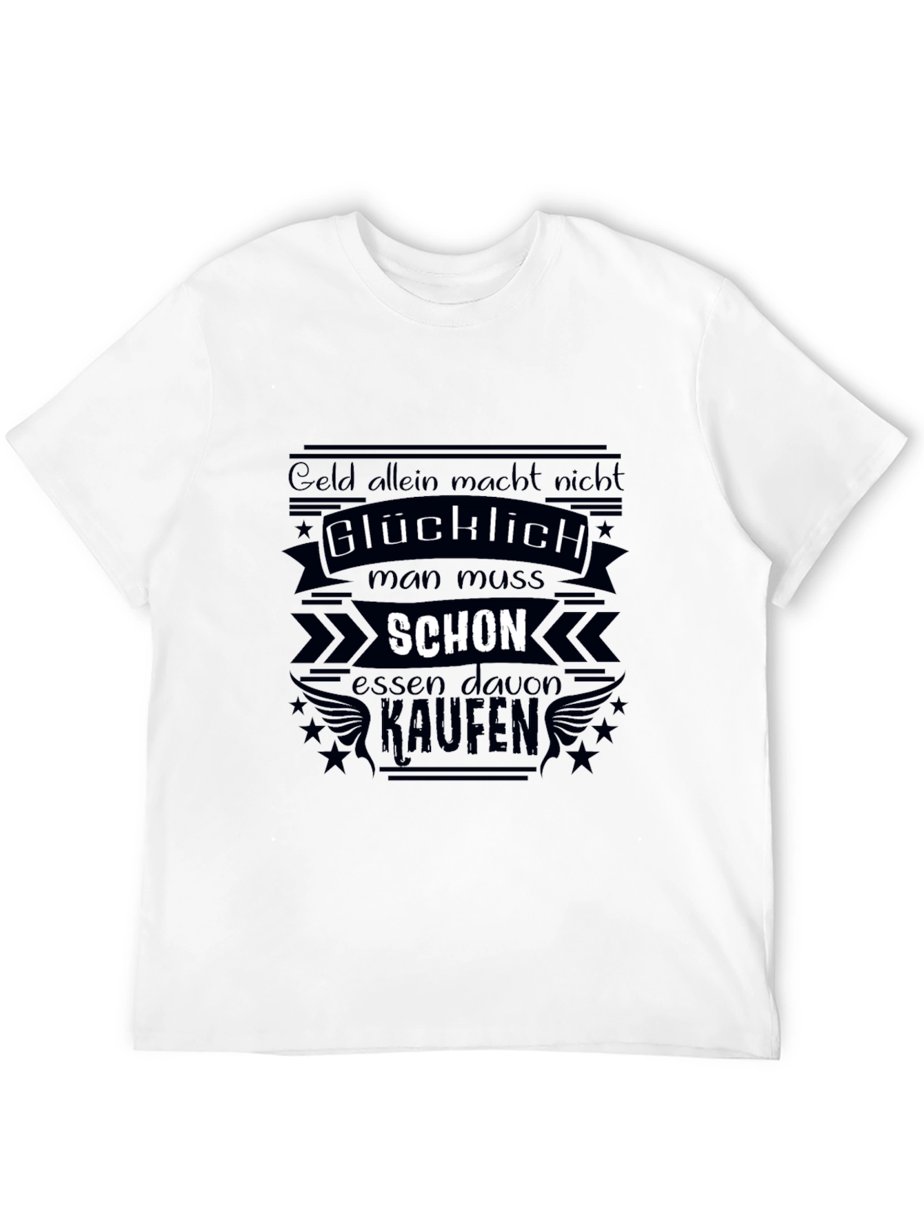 Funny German Slogan Black T-Shirt