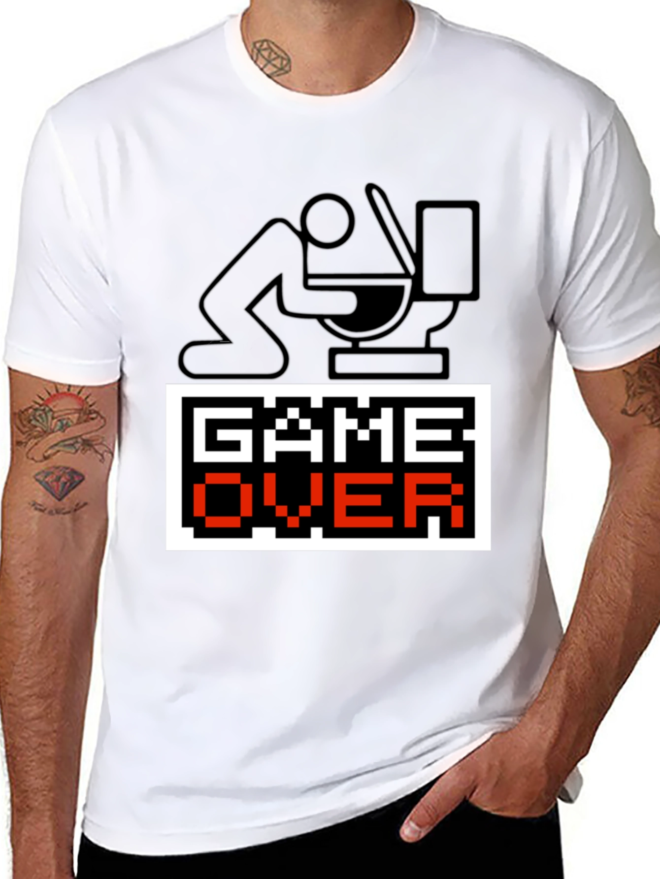 Game Over Tee - Funny Hangover T-Shirt