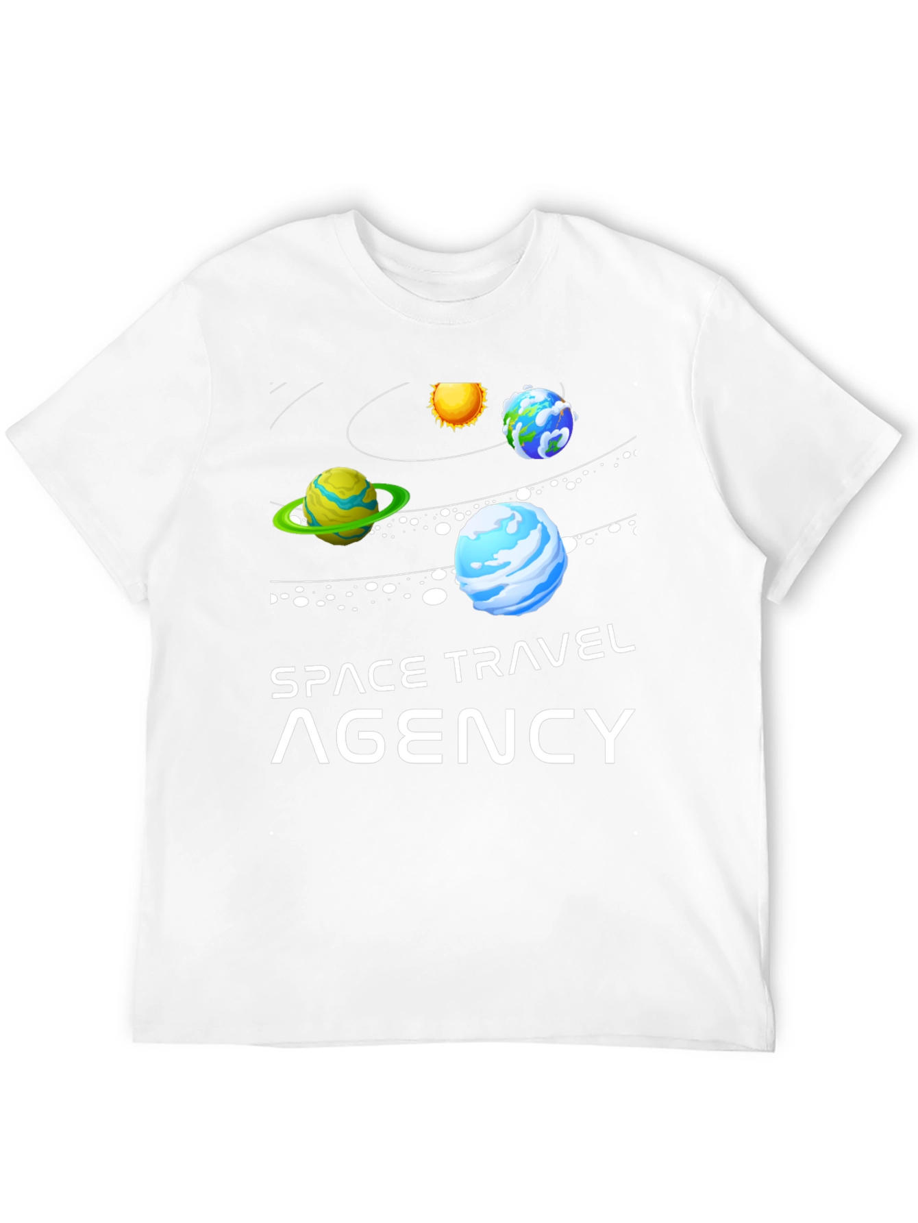 Space Travel Agency Graphic T-Shirt