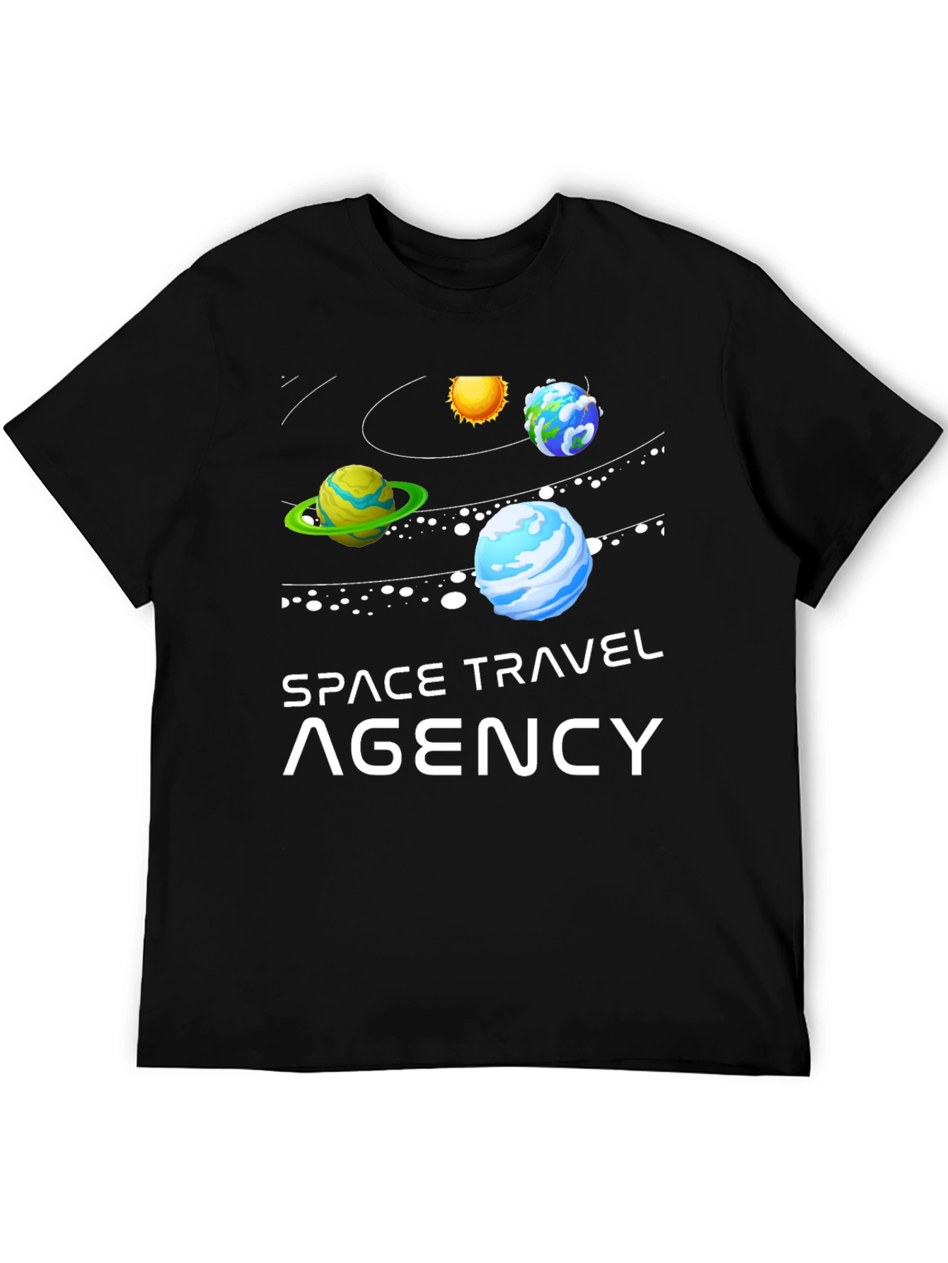 Space Travel Agency Graphic T-Shirt