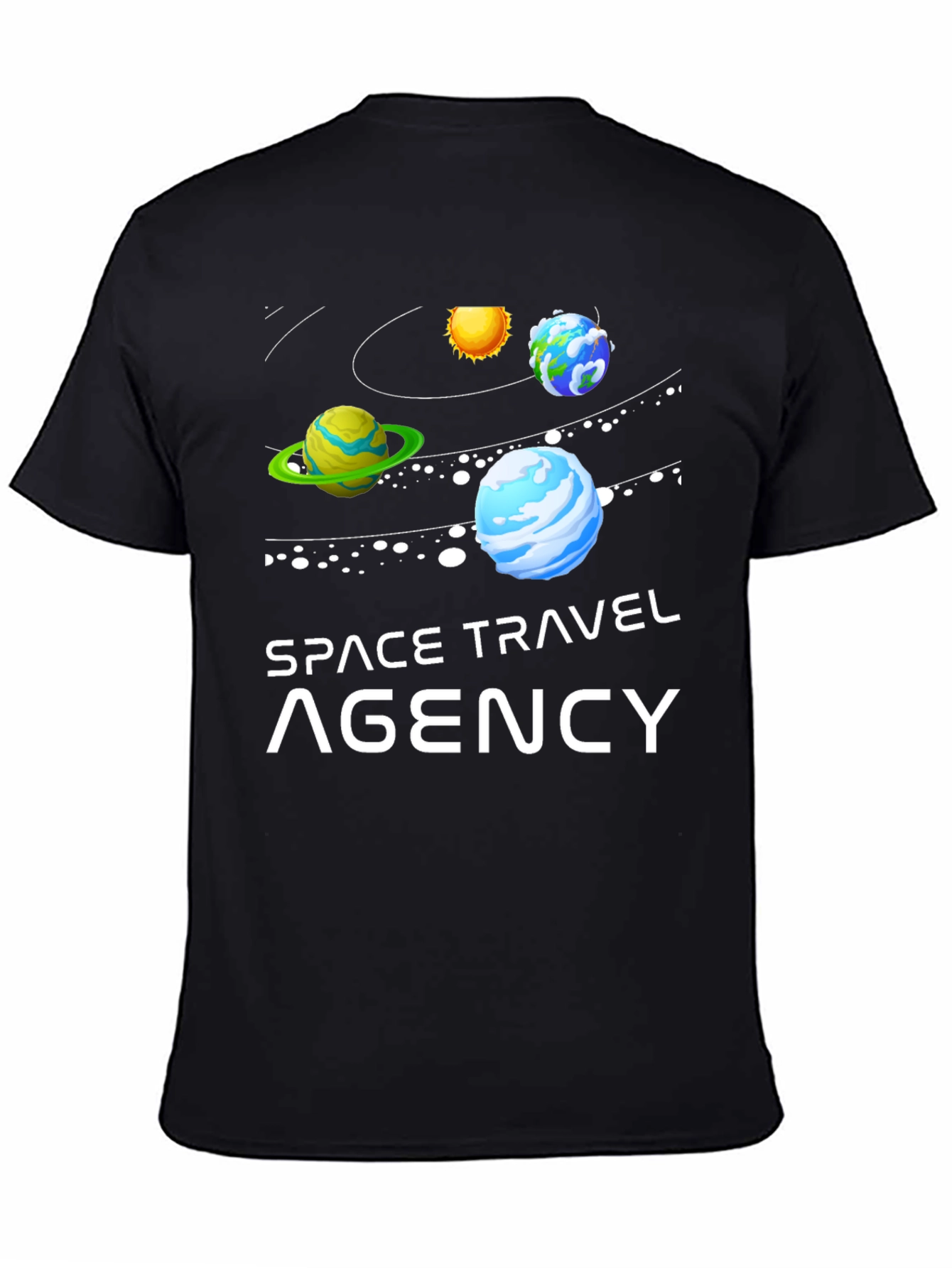 Space Travel Agency Graphic T-Shirt