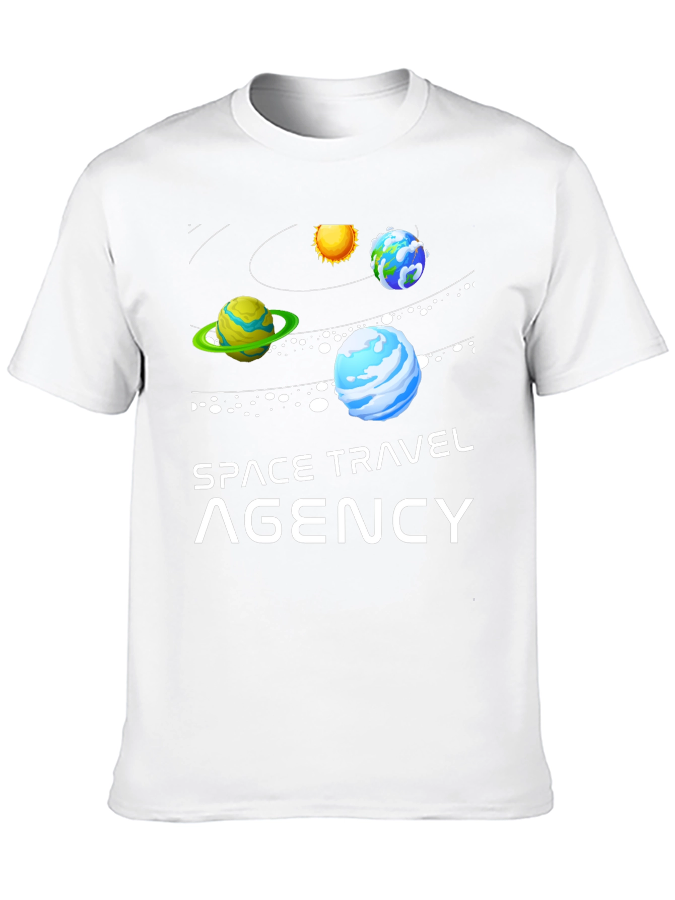Space Travel Agency Graphic T-Shirt