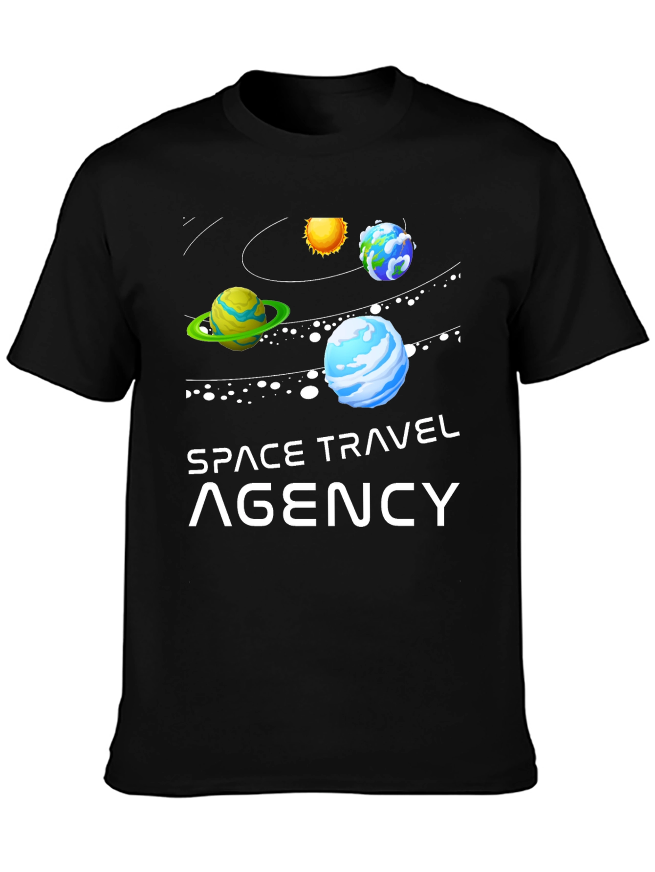 Space Travel Agency Graphic T-Shirt