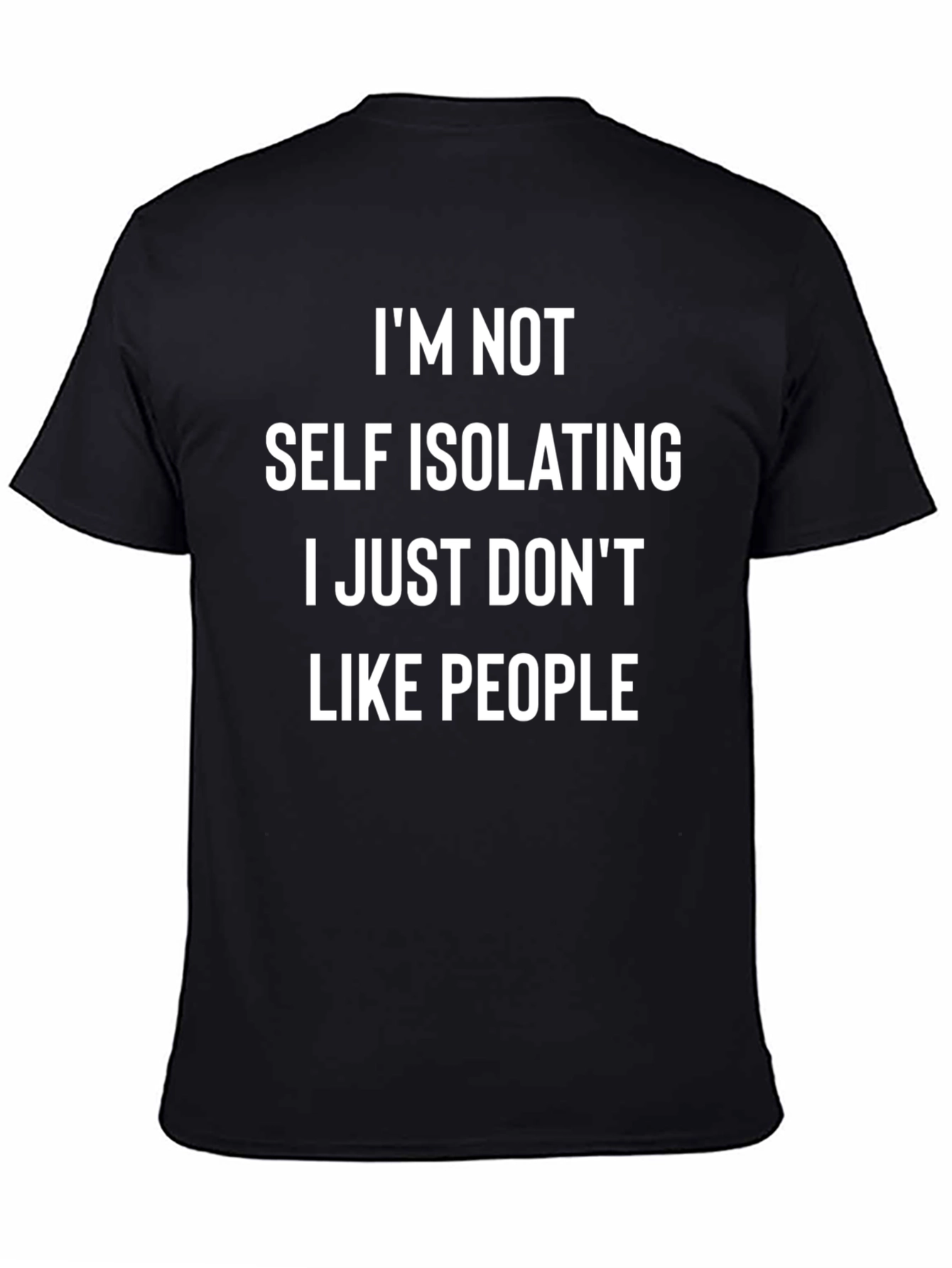 Funny I Dont Like People Graphic Tee
