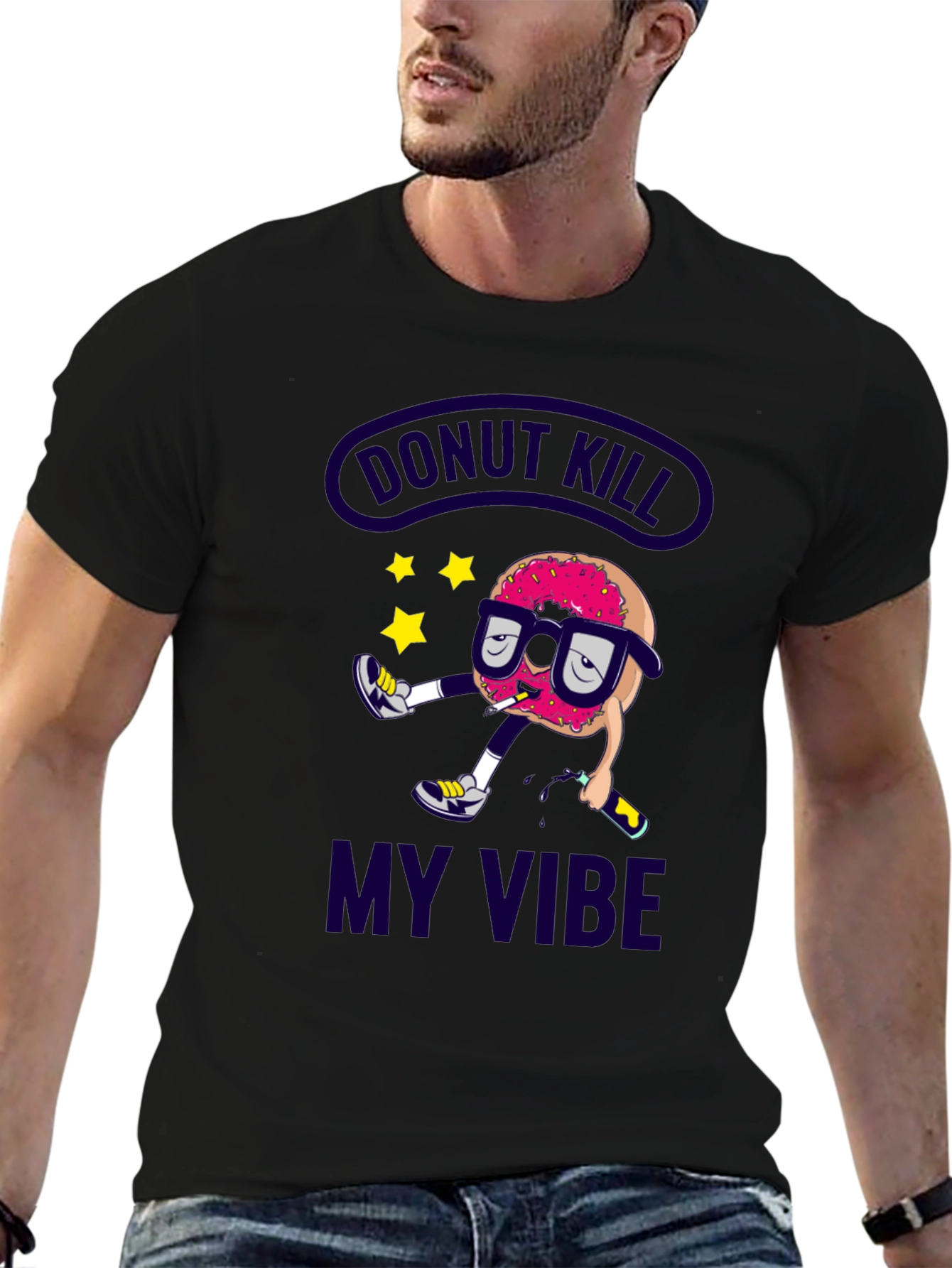 Donut Kill My Vibe Graphic Tee