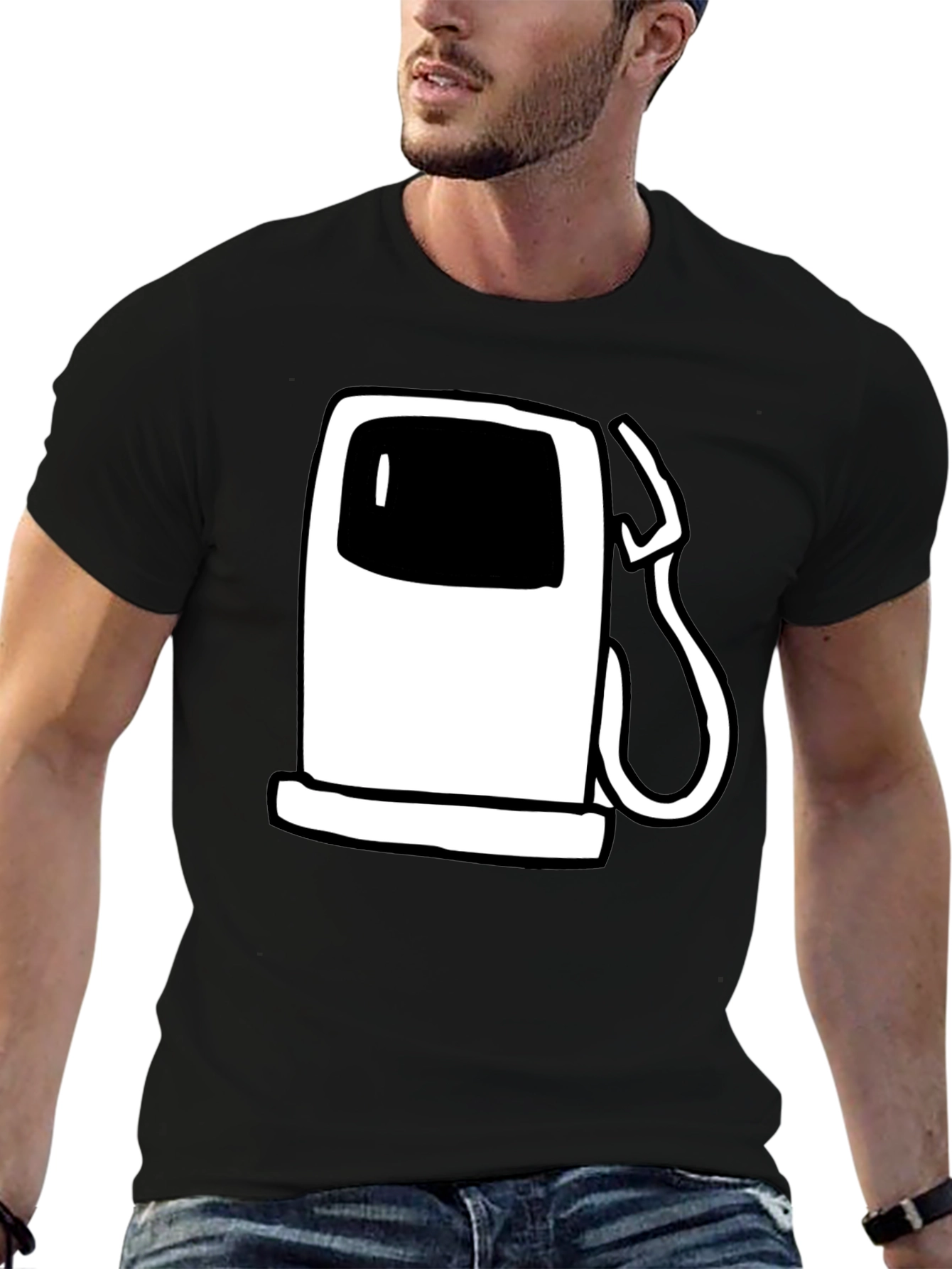 Gas Pump T-Shirt - Quirky Graphic Tee