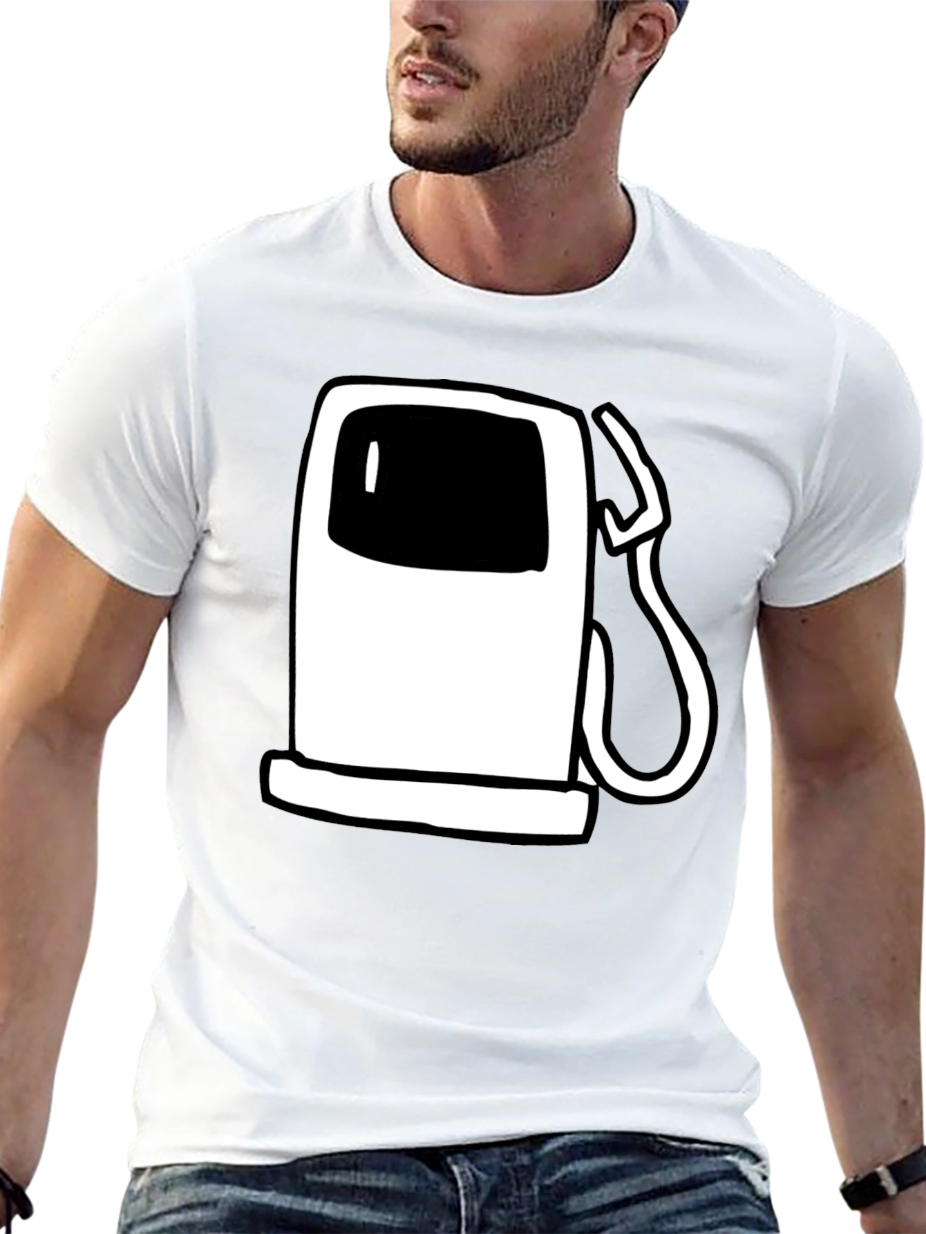 Gas Pump T-Shirt - Quirky Graphic Tee