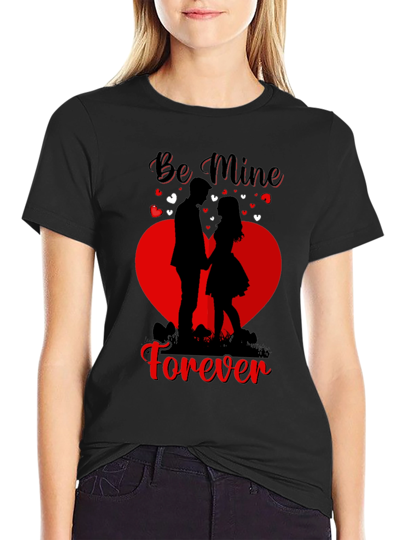 Be Mine Forever Valentines Day T-Shirt