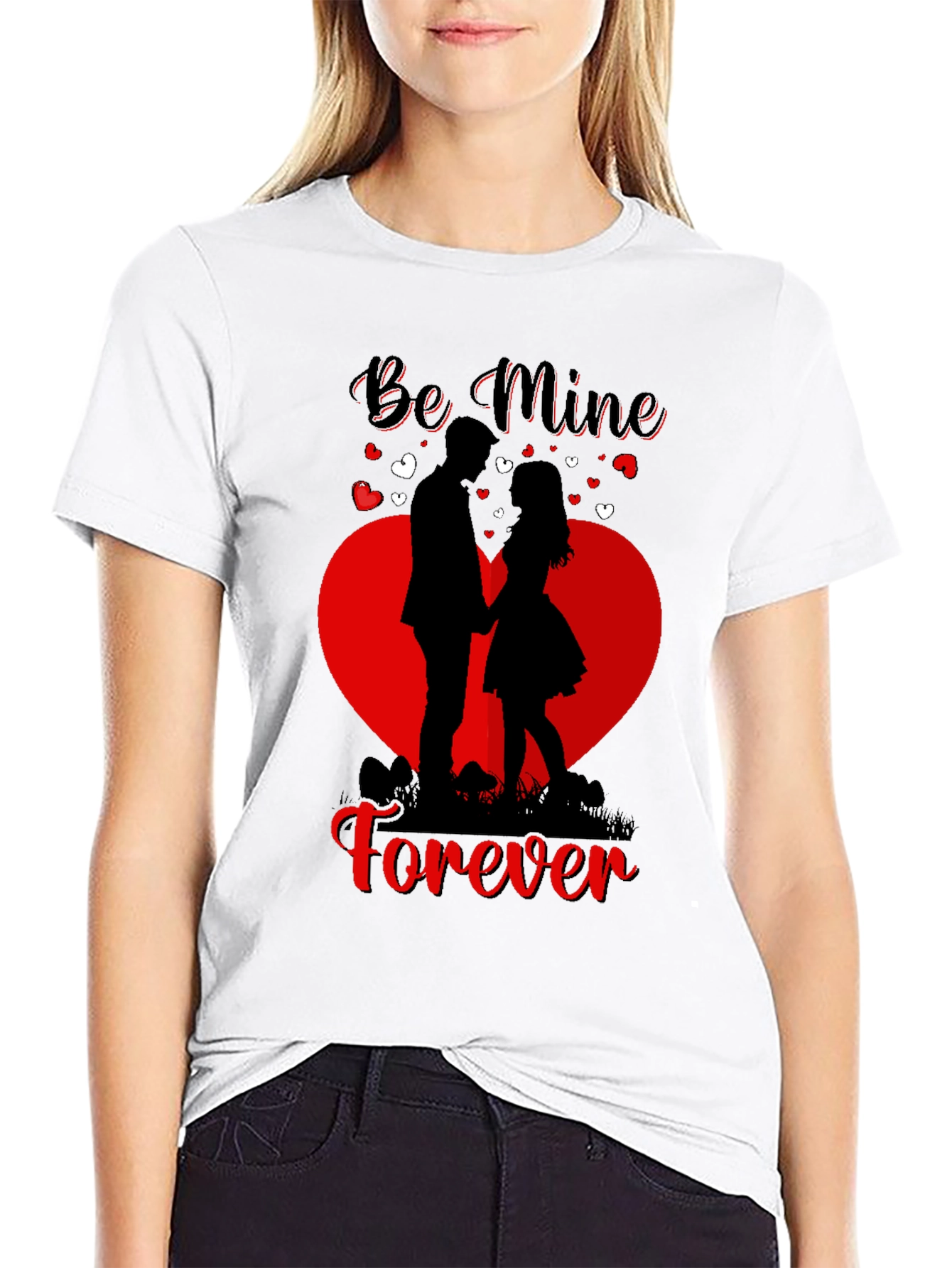 Be Mine Forever Valentines Day T-Shirt