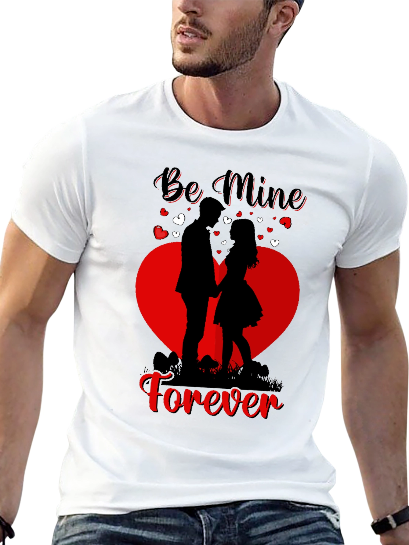 Be Mine Forever Valentines Day T-Shirt