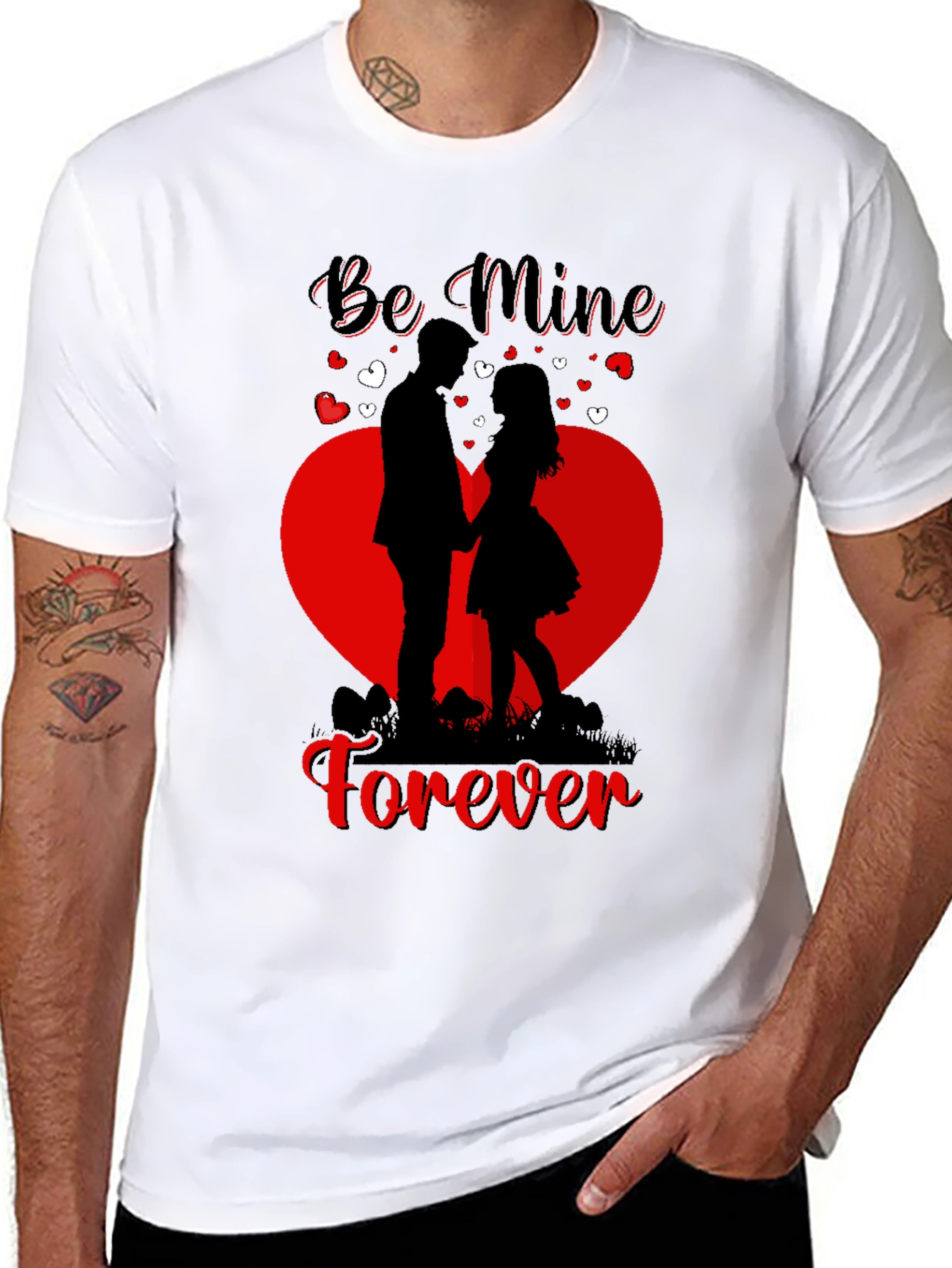 Be Mine Forever Valentines Day T-Shirt