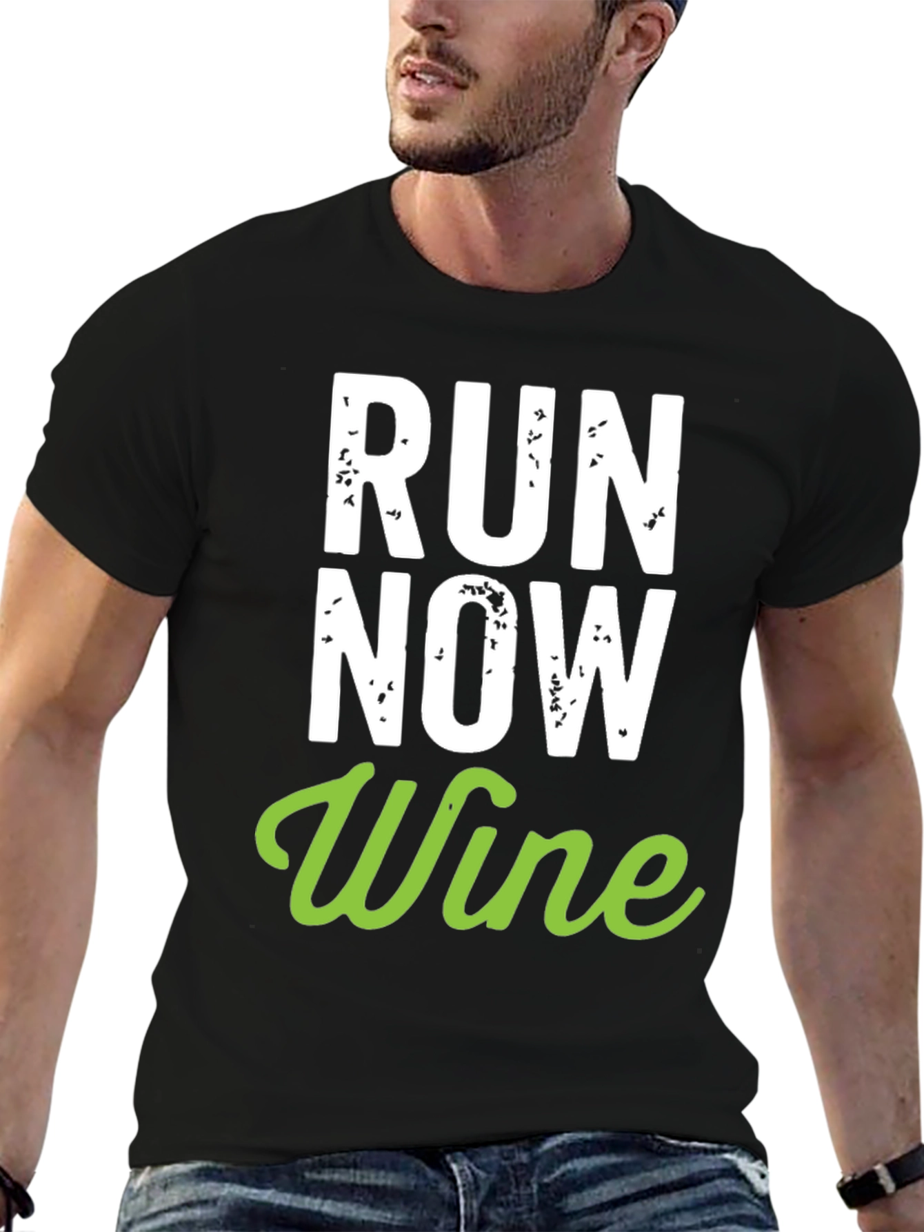 Run Now Wine Later Graphic Tee