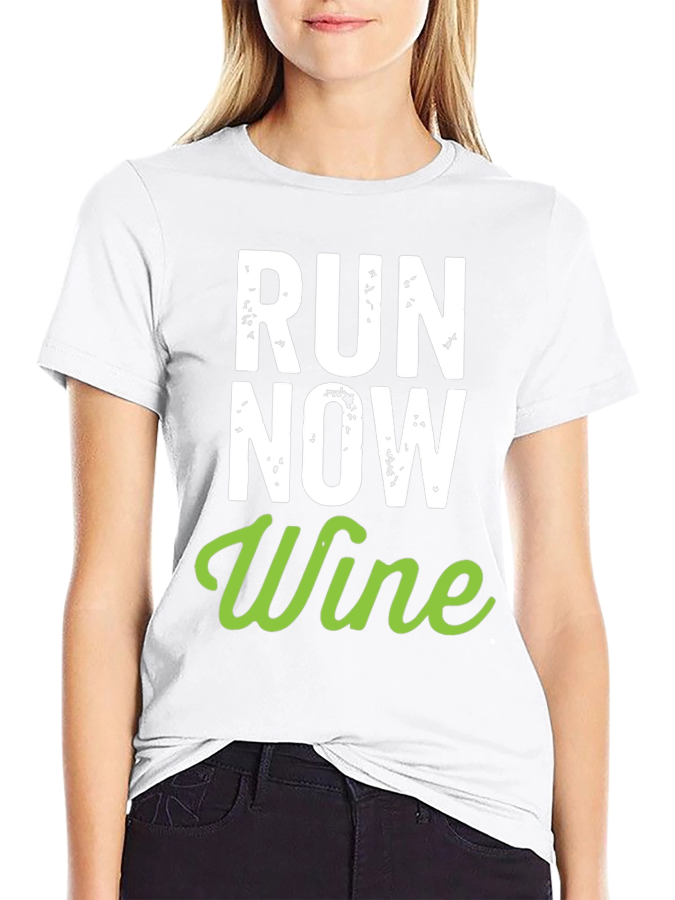 Run Now Wine Later Graphic Tee