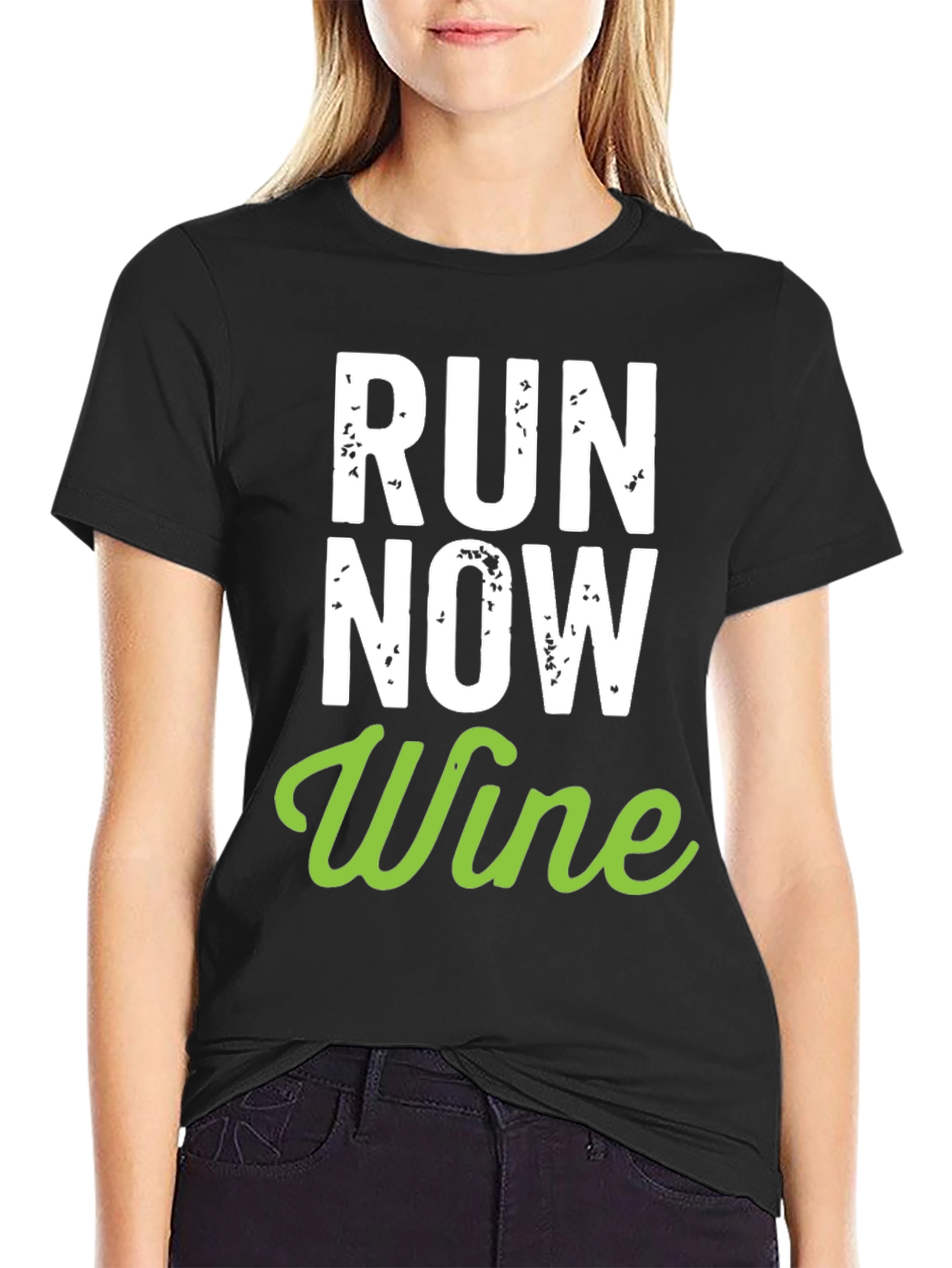 Run Now Wine Later Graphic Tee