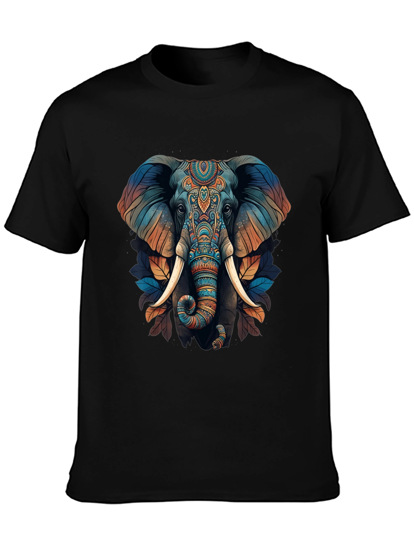 Elephant Graphic Print T-Shirt - Stylish Mens Tee
