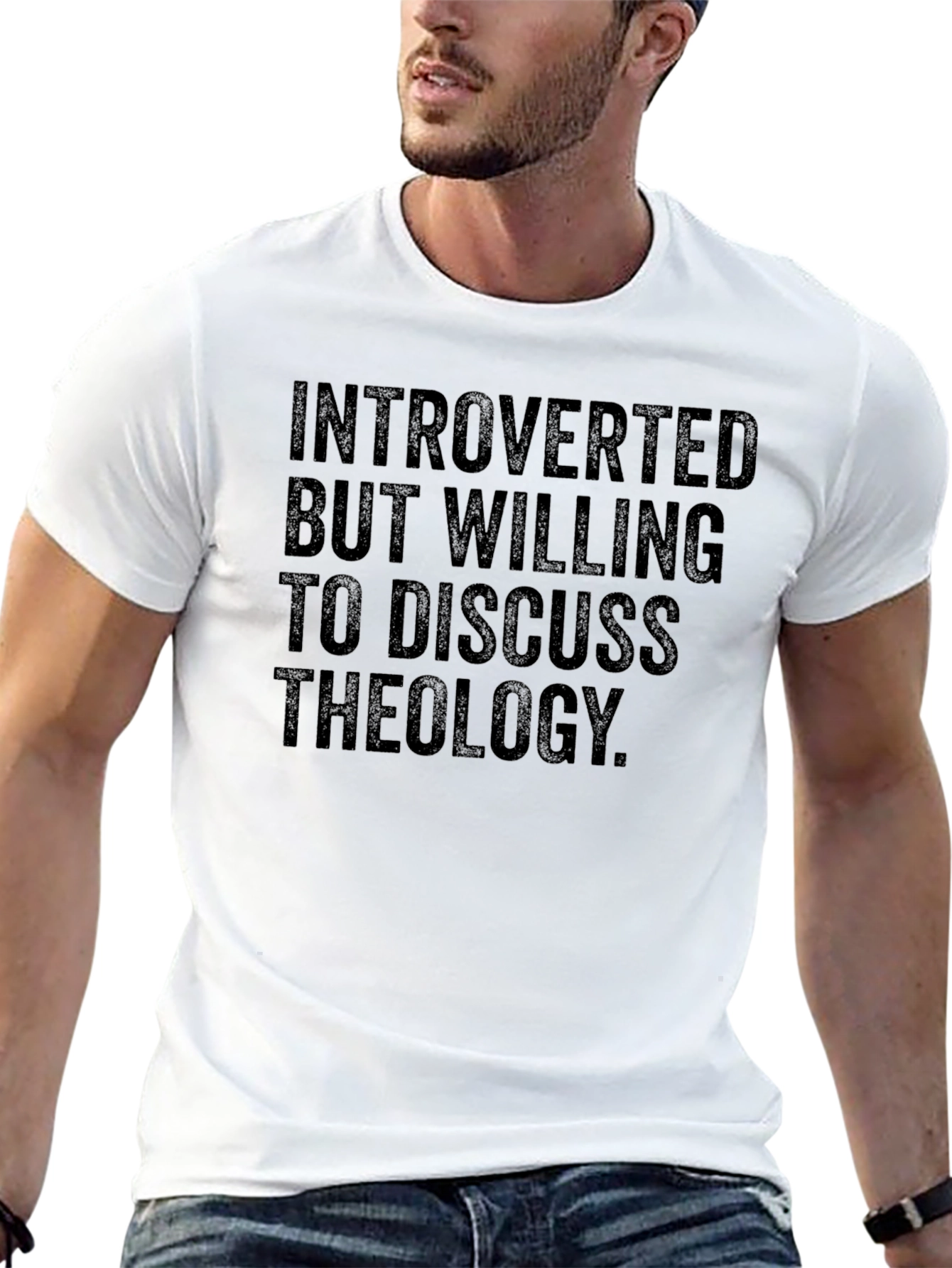 Introverted Theology Discussion T-Shirt